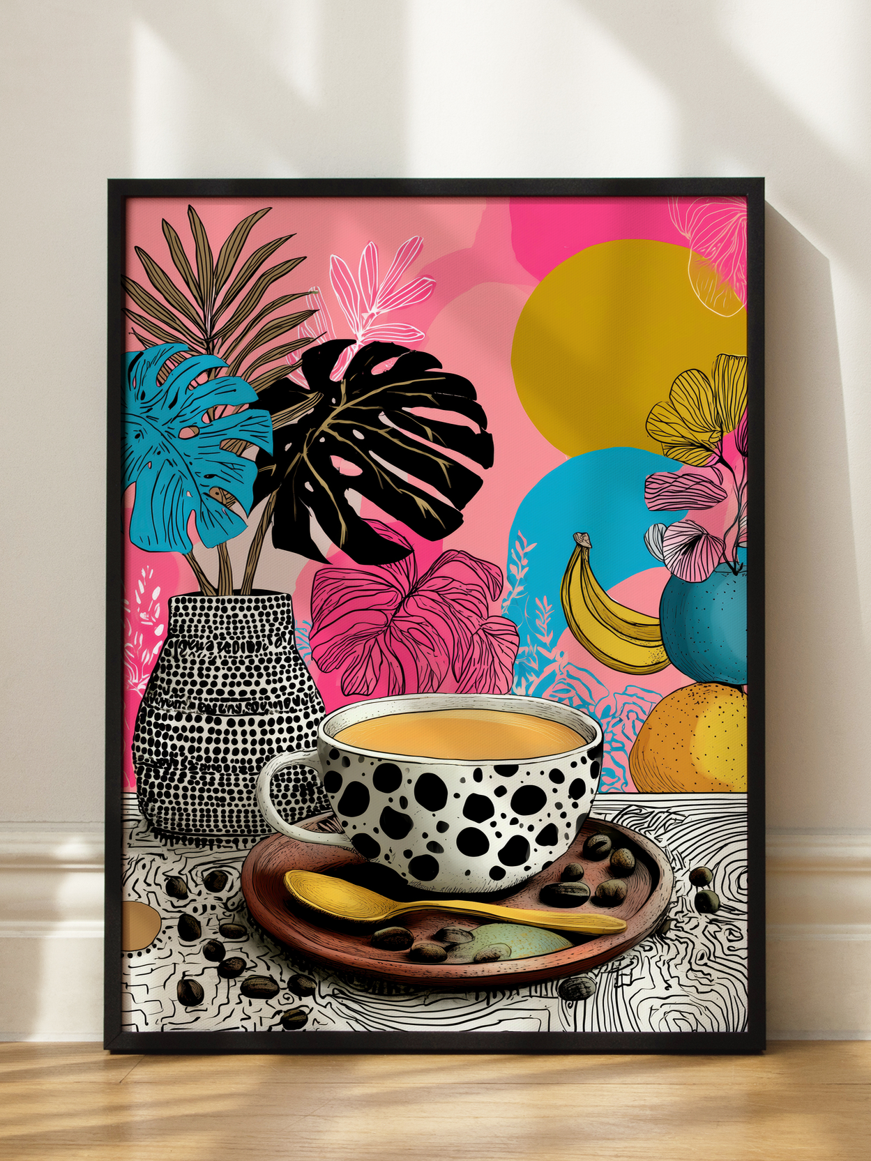 Colorful Coffee Poster