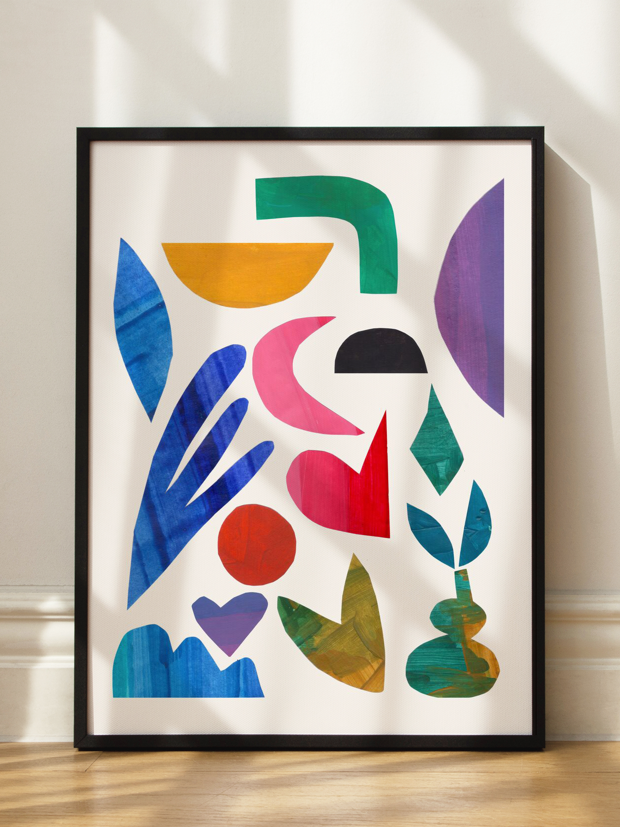 Colorful Cutout Shapes