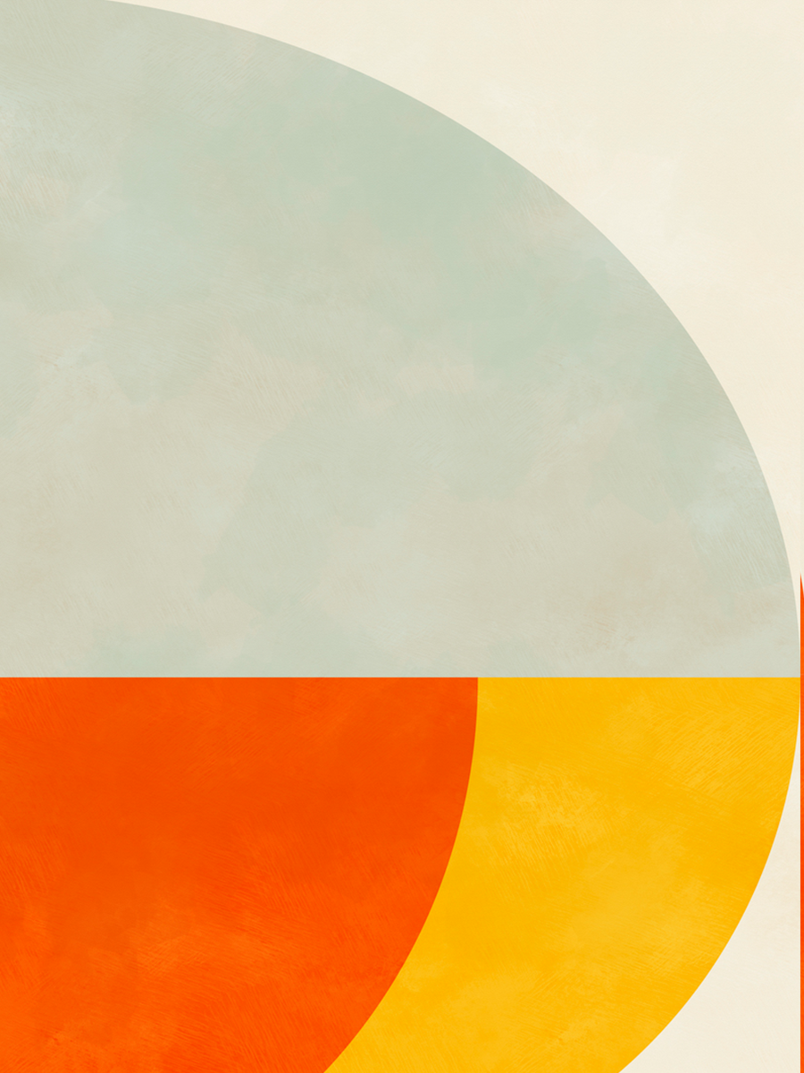 Colorful Geometrics No6 Poster