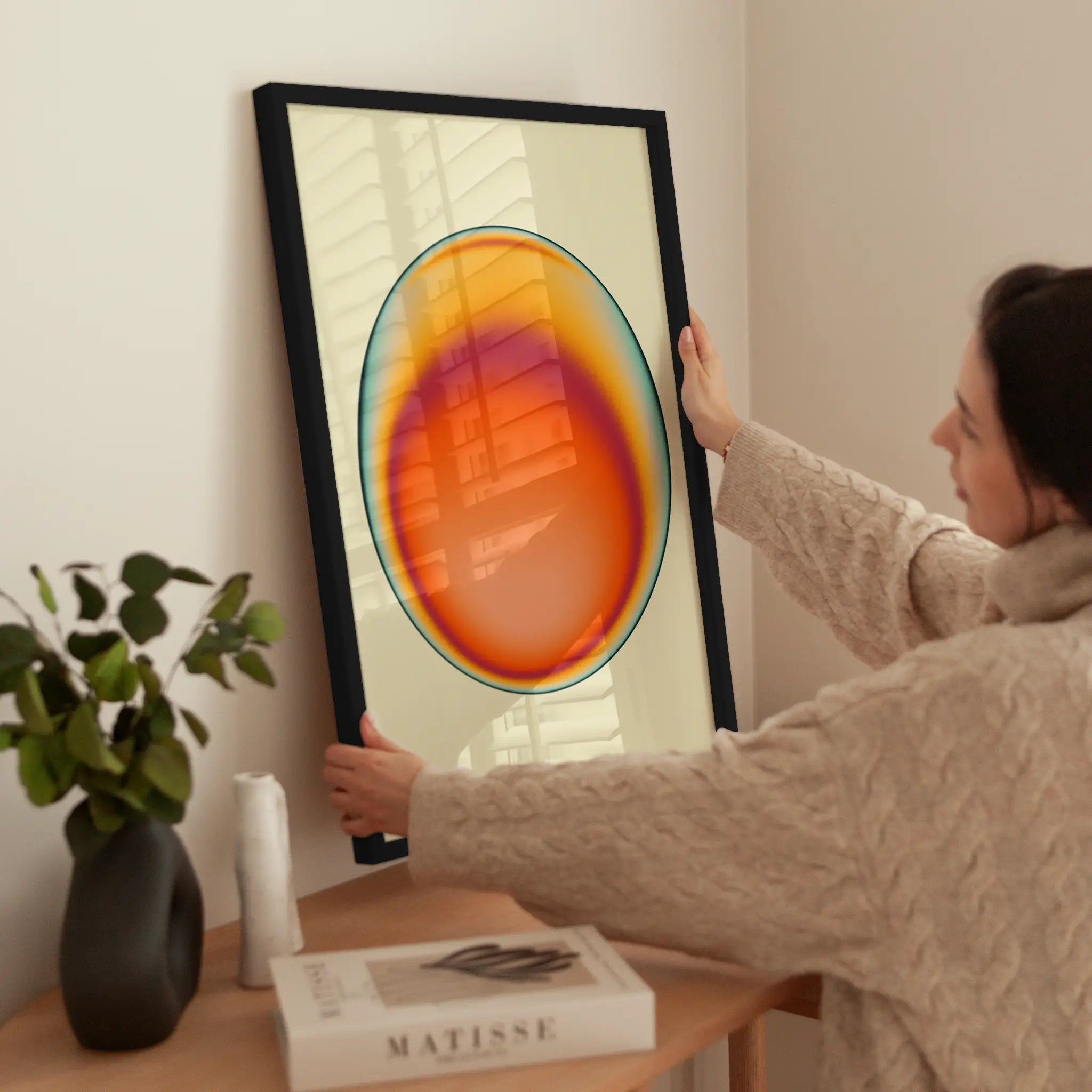 Colorful Gradient wird aufgehängt