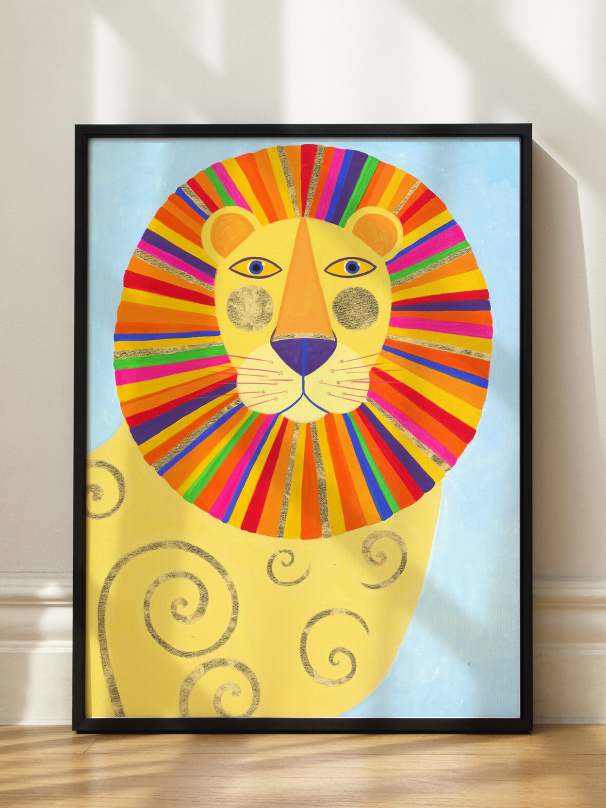 Colorful Lion