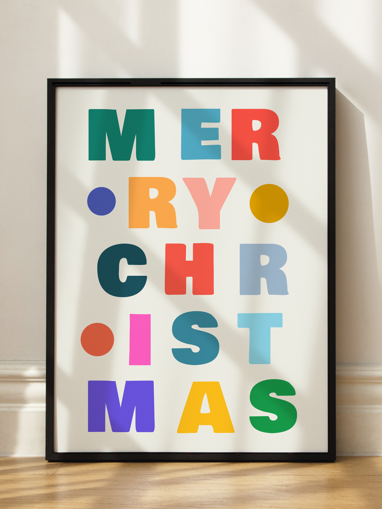 Colorful Merry Christmas