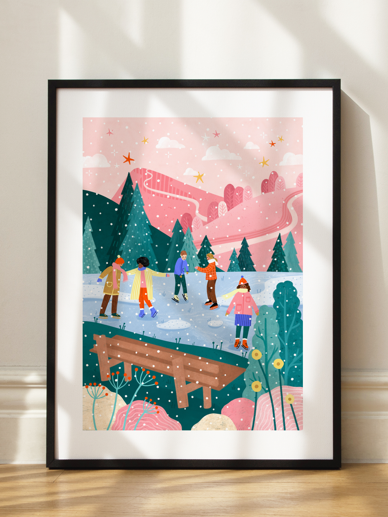 People Ice Skating