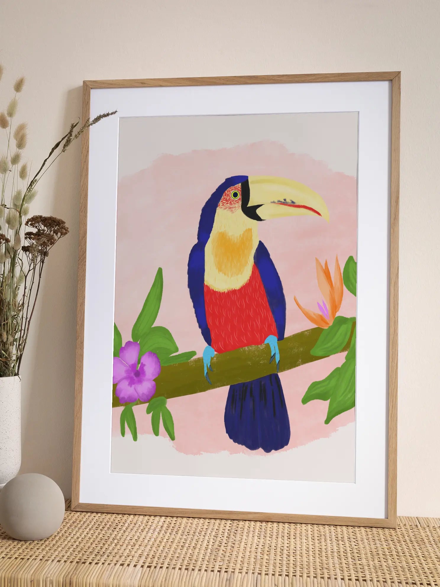 Colorful Toucan Bird Poster