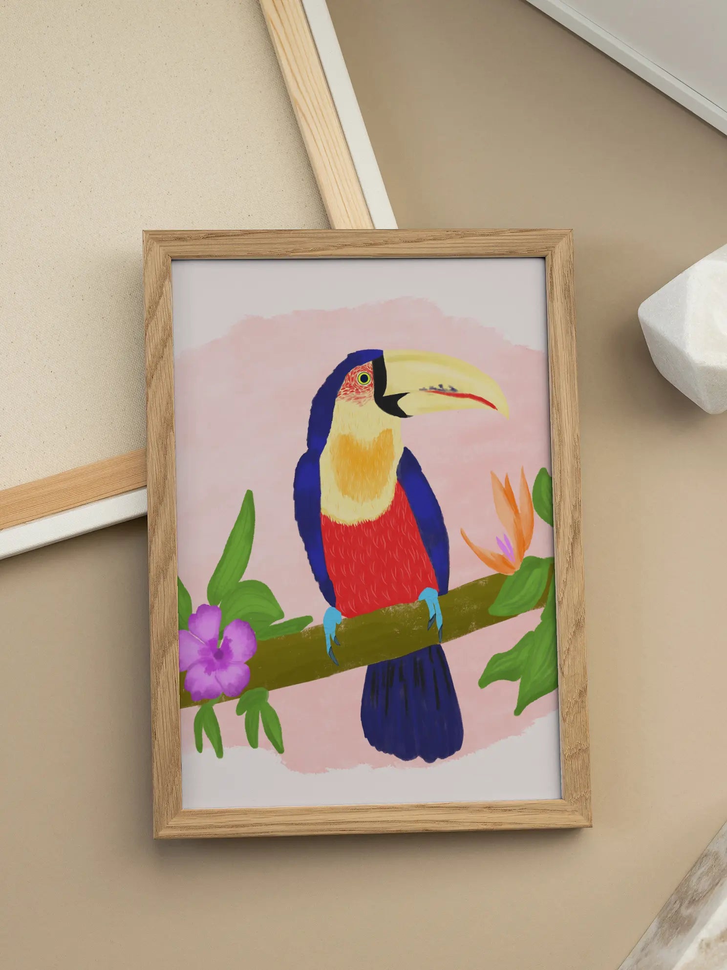 Colorful Toucan Bird Poster