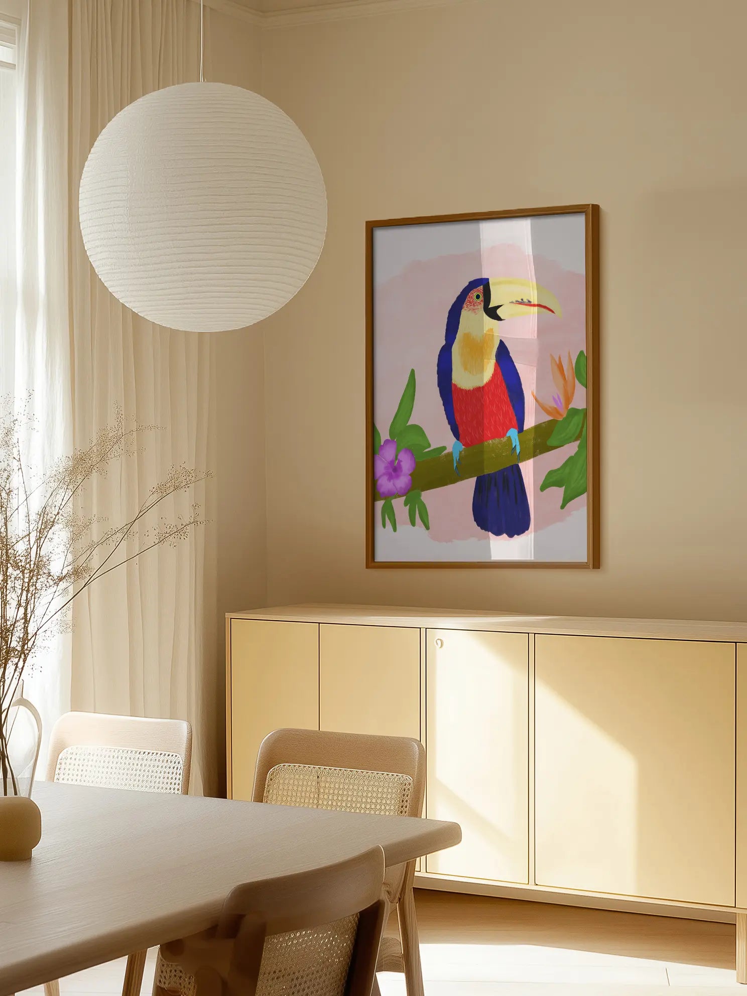 Colorful Toucan Bird Poster