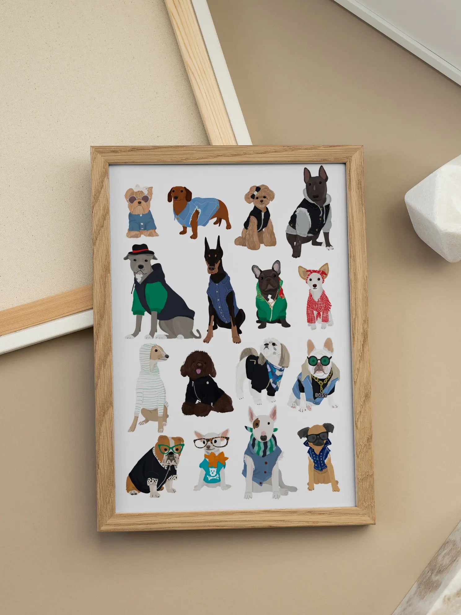 Cool Dogs Poster