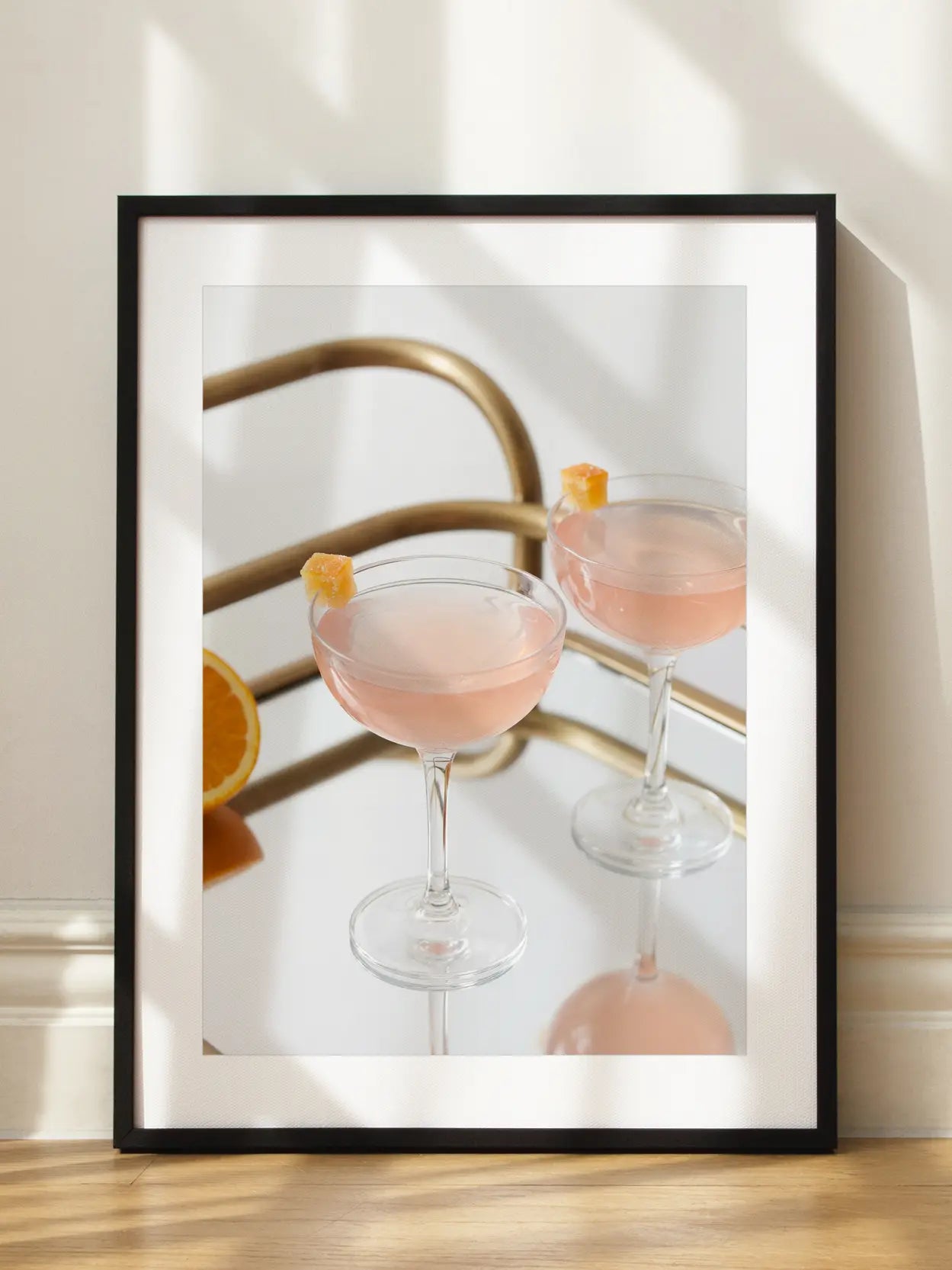 Coupe Cocktails Poster