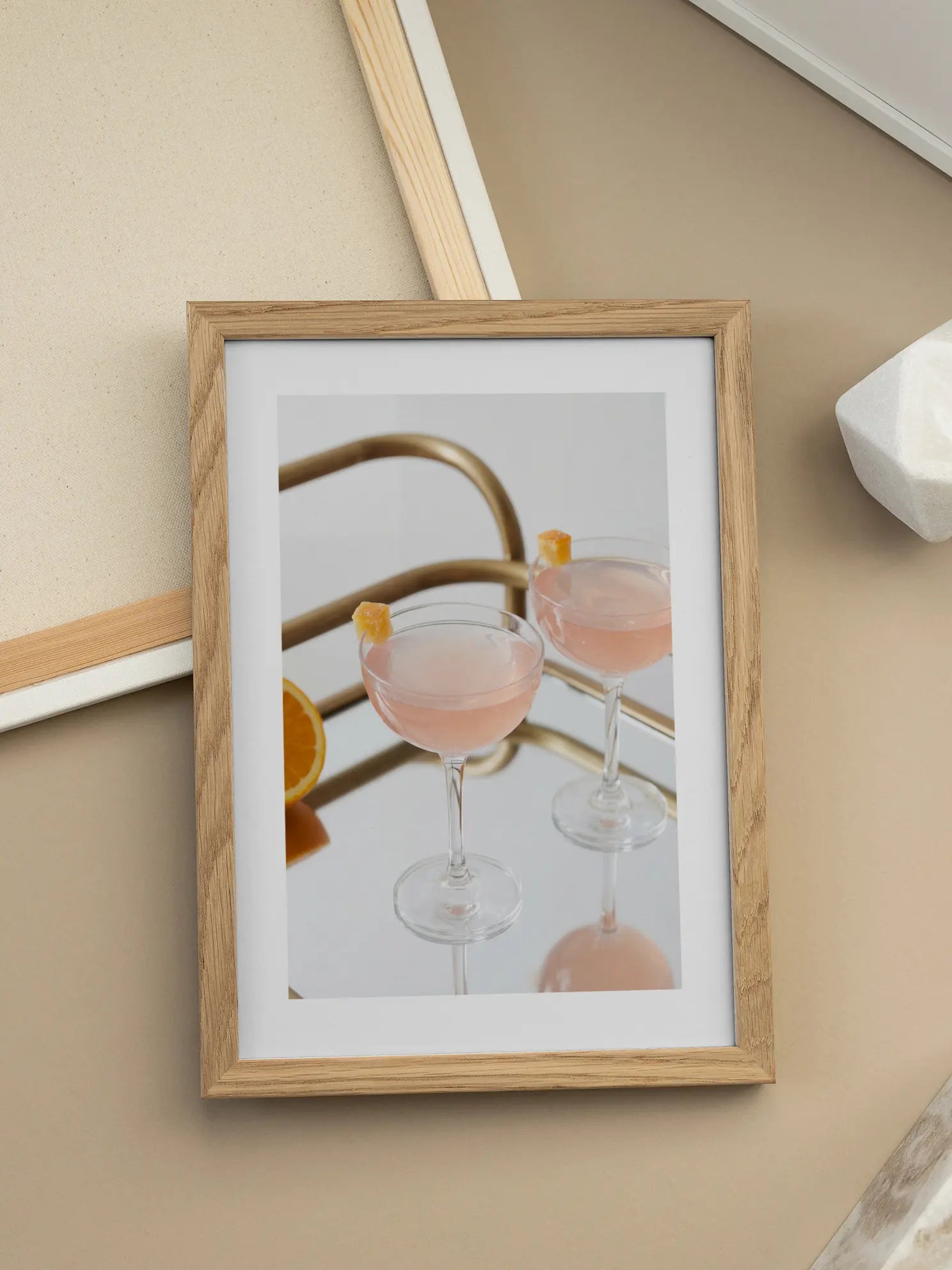 Coupe Cocktails Poster