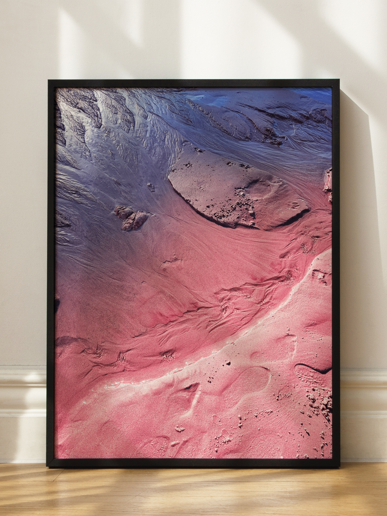 Crimson Tides Flow Poster