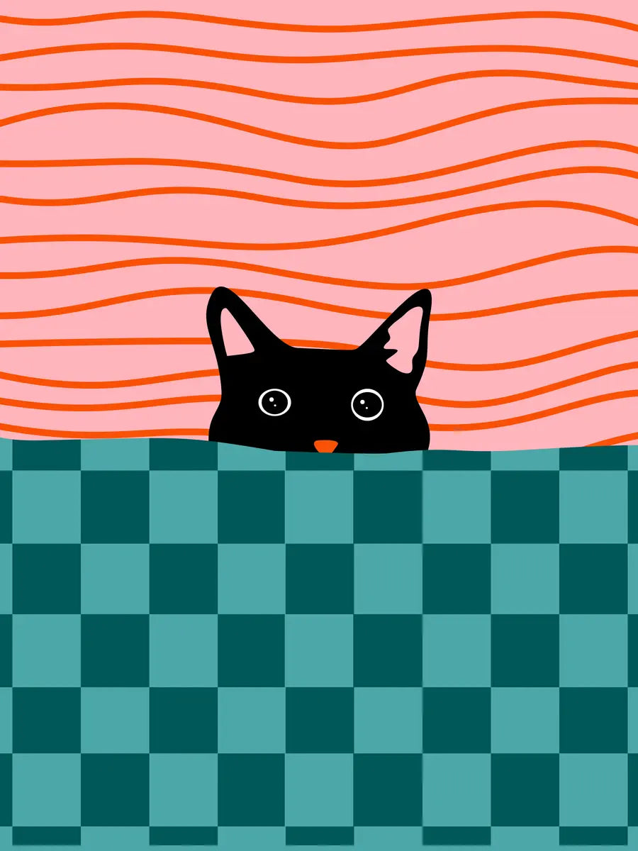 Curious Cat Poster