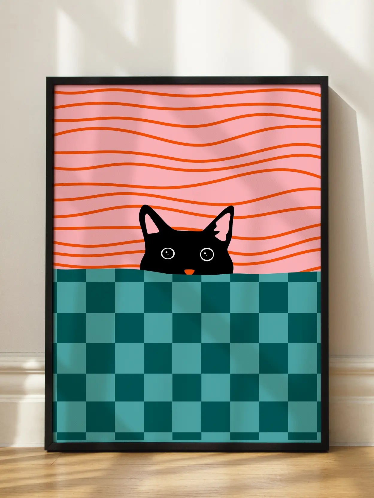 Curious Cat Poster