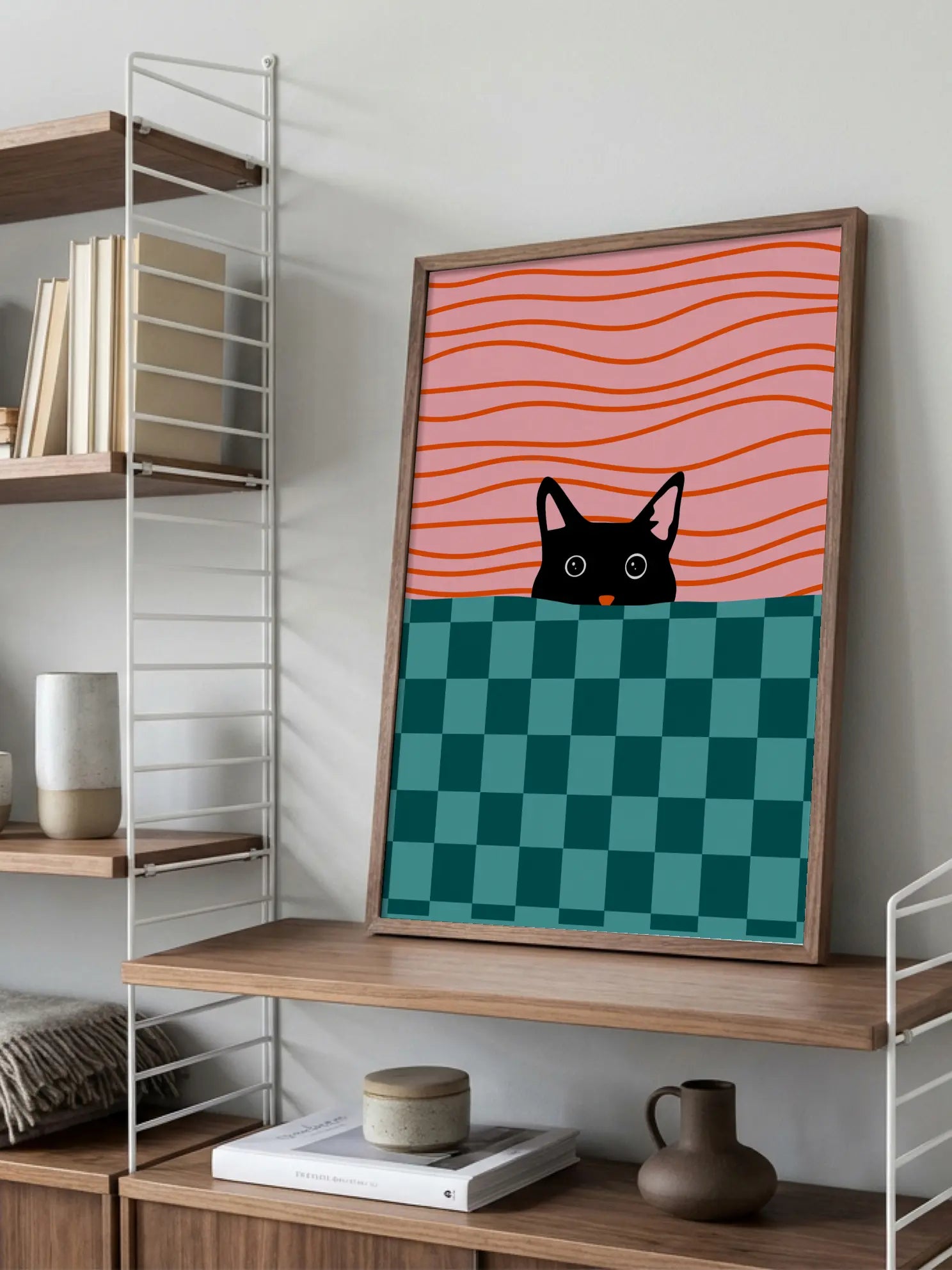 Curious Cat Poster