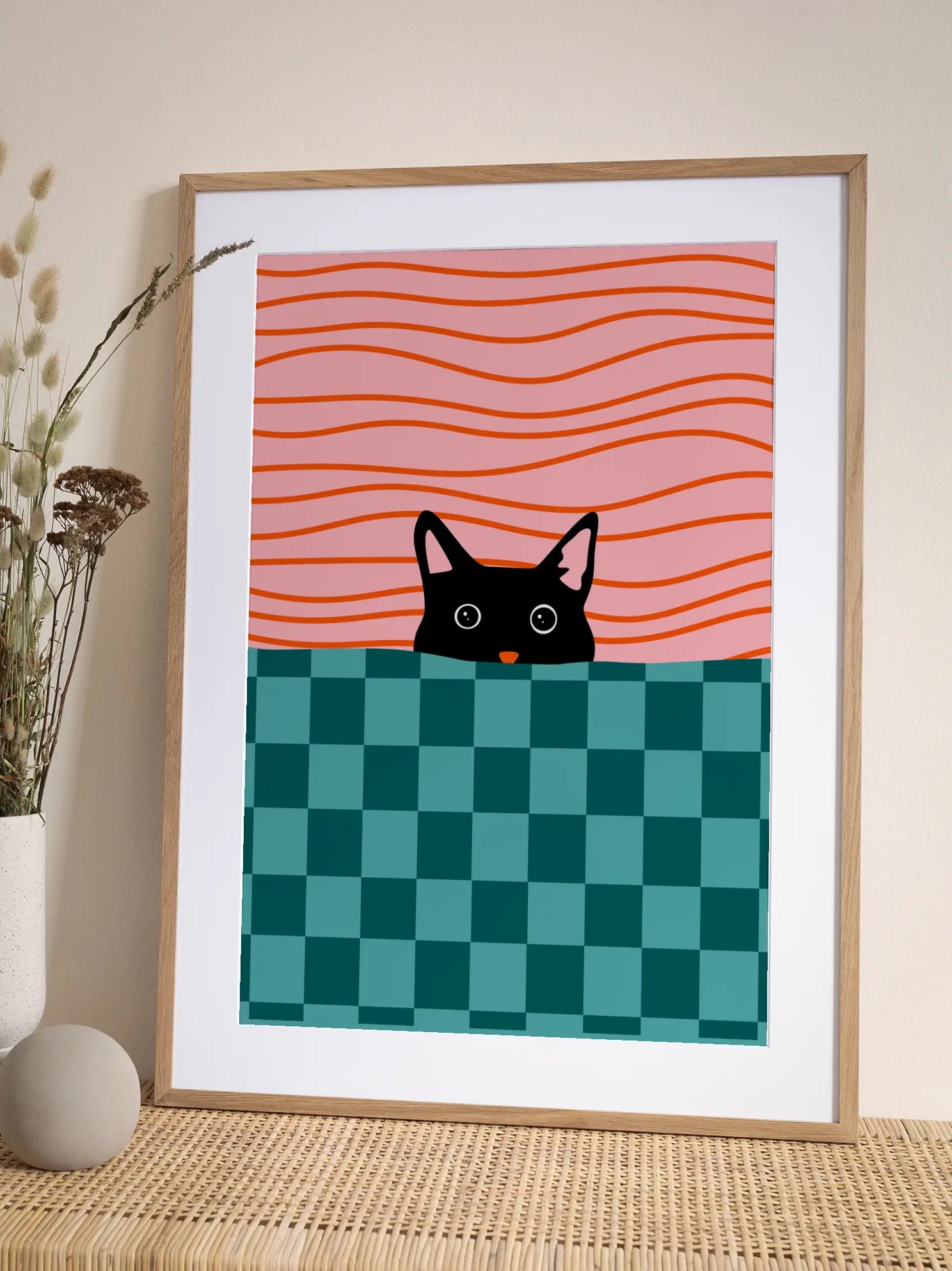 Curious Cat Poster