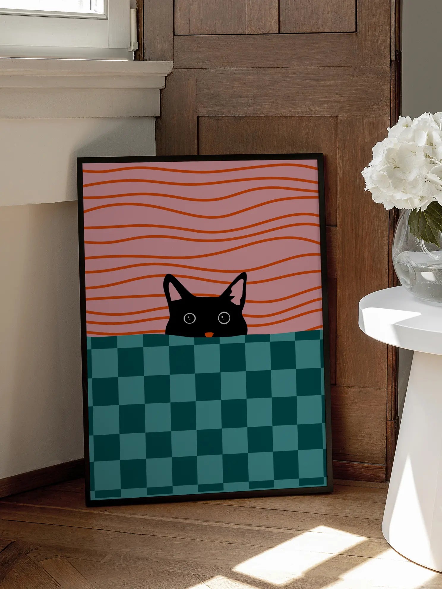 Curious Cat Poster