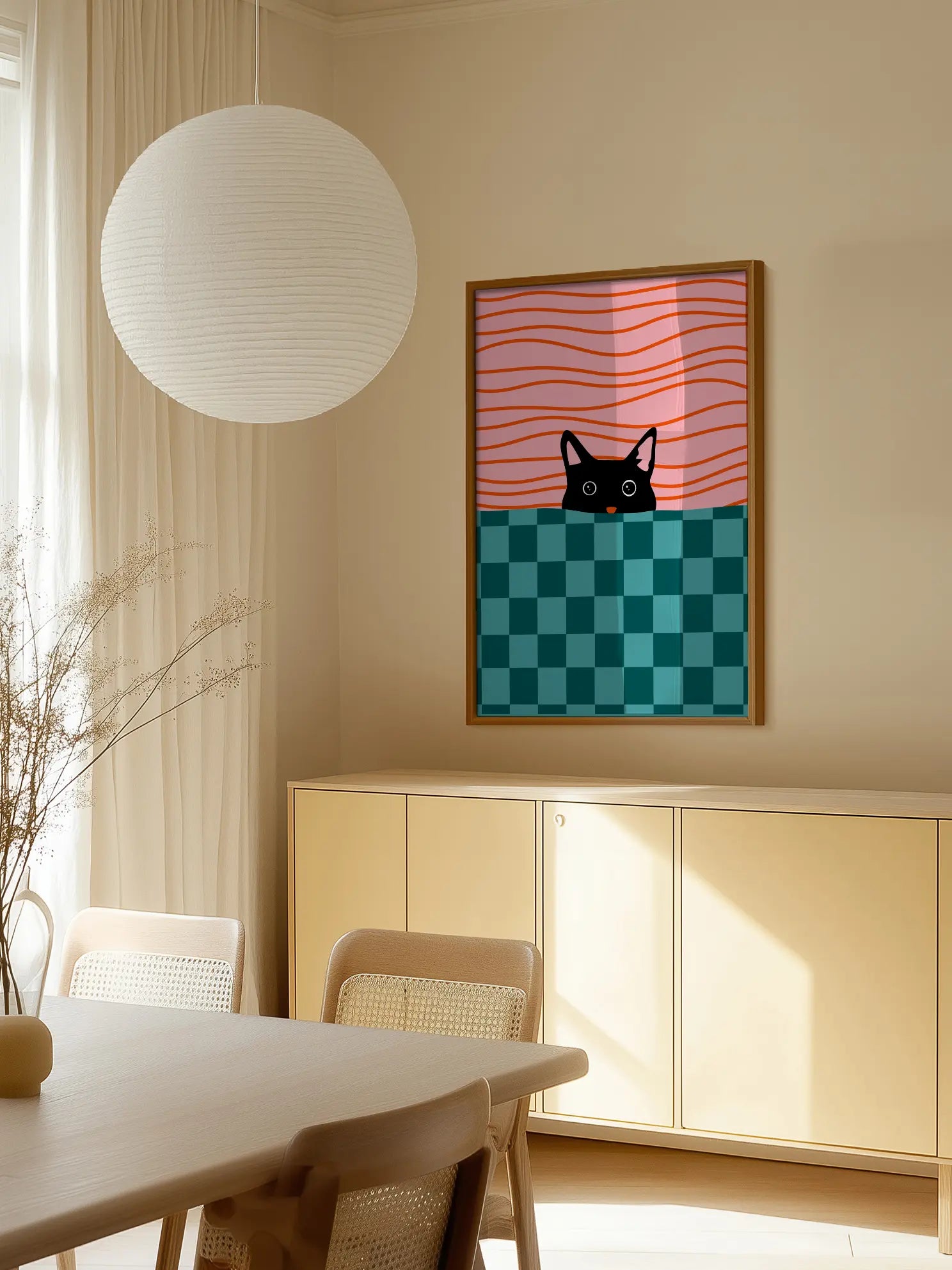 Curious Cat Poster