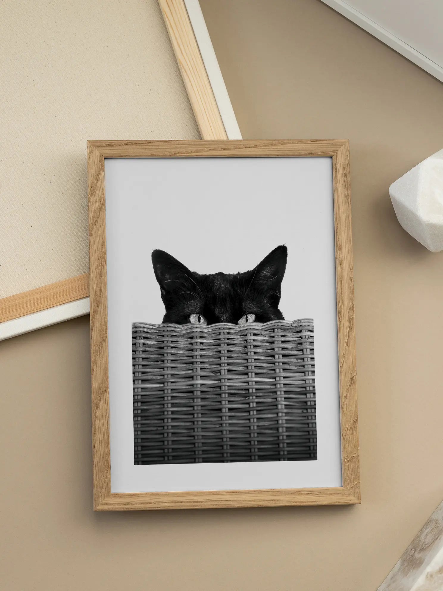 Curious Cat No2 Poster
