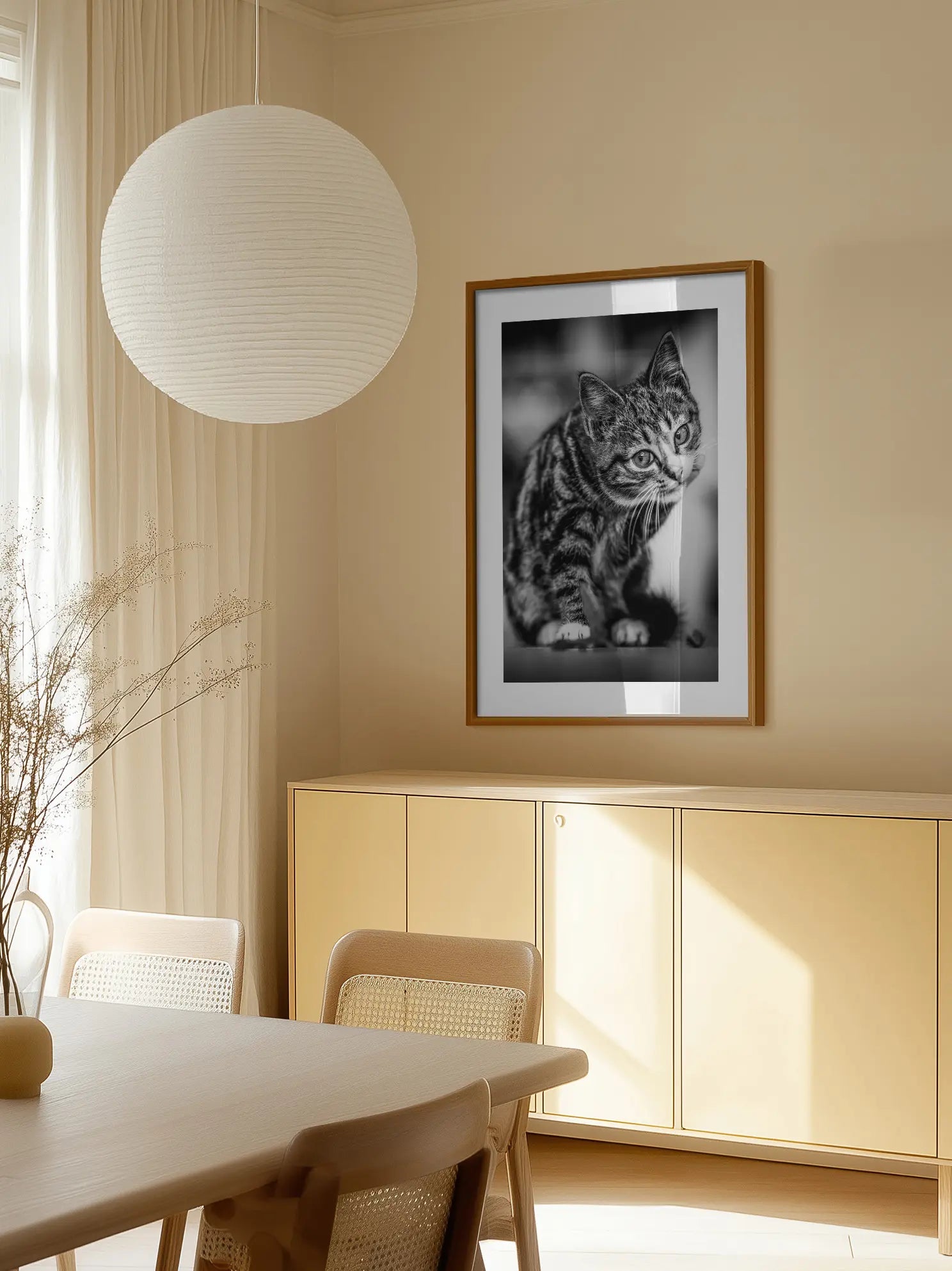 Curious Kitten Poster