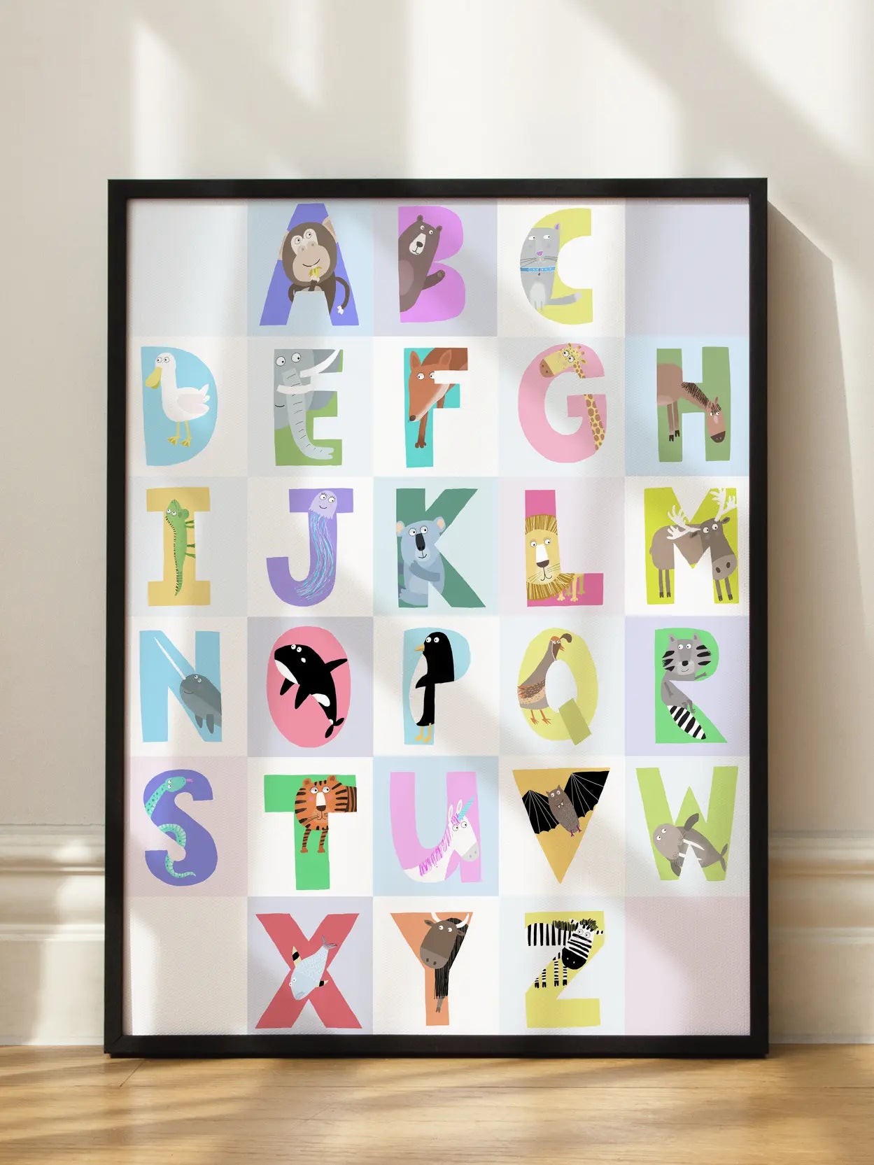 Cute Animal Alphabet Letters