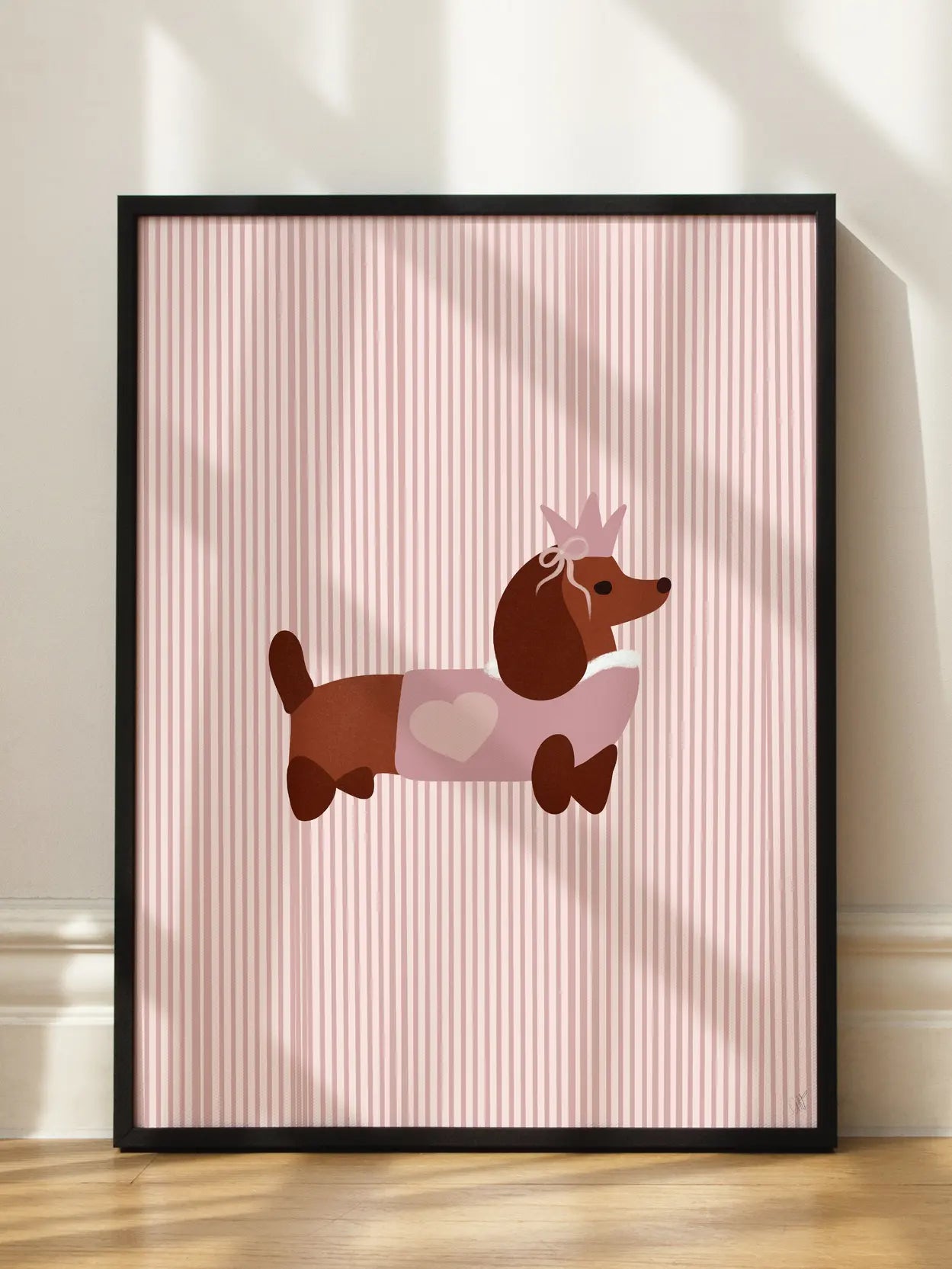 Dachshund Princess Poster