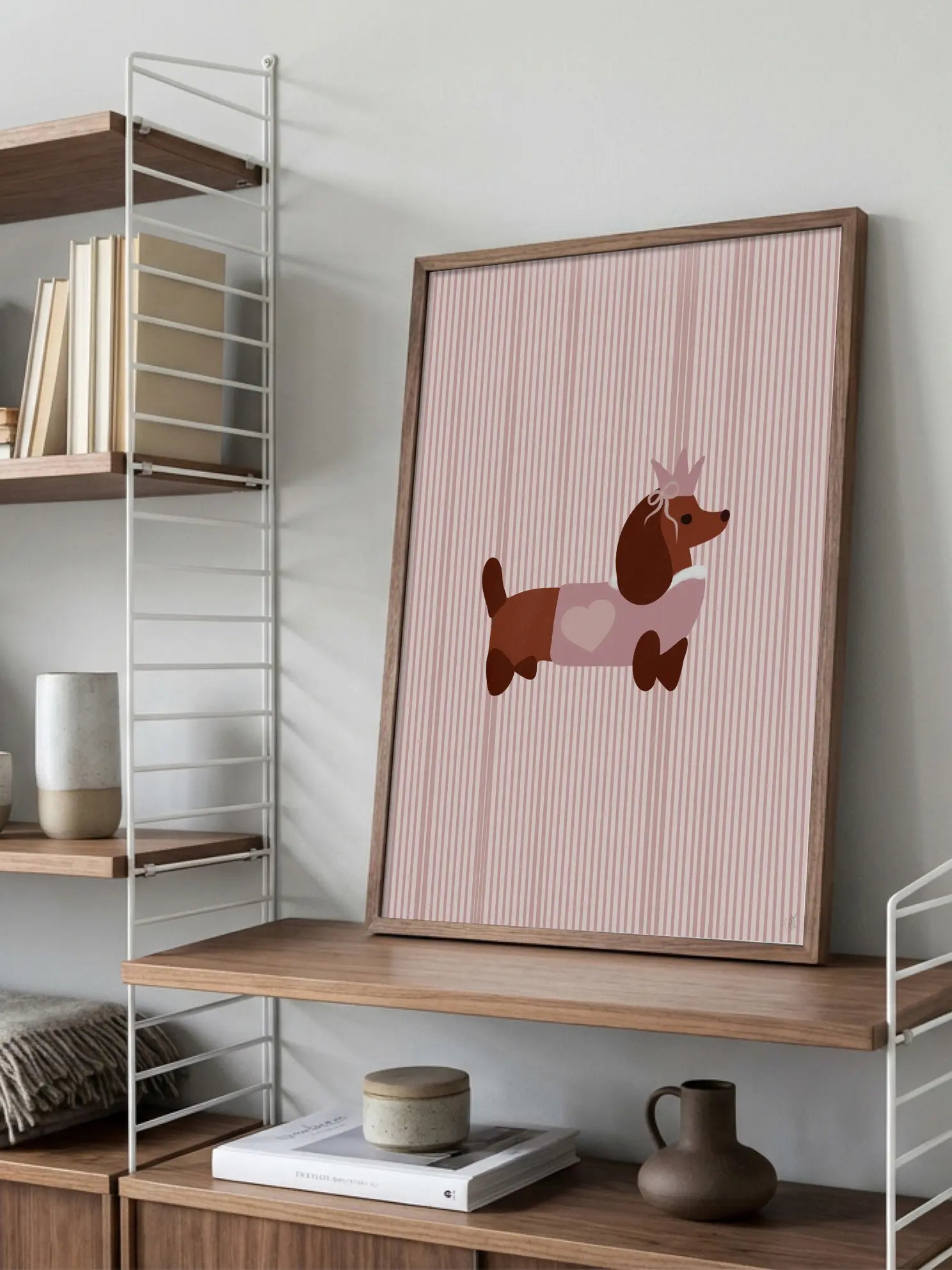 Dachshund Princess Poster