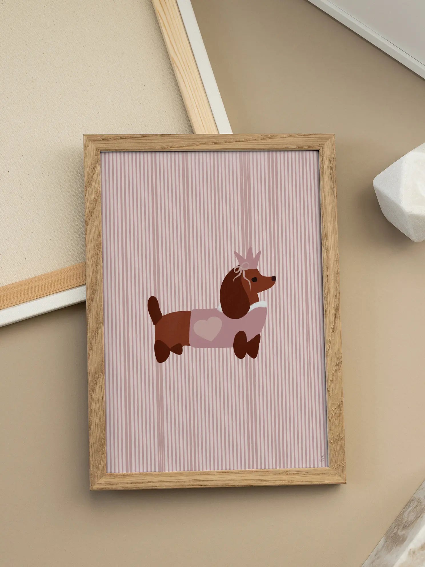 Dachshund Princess Poster