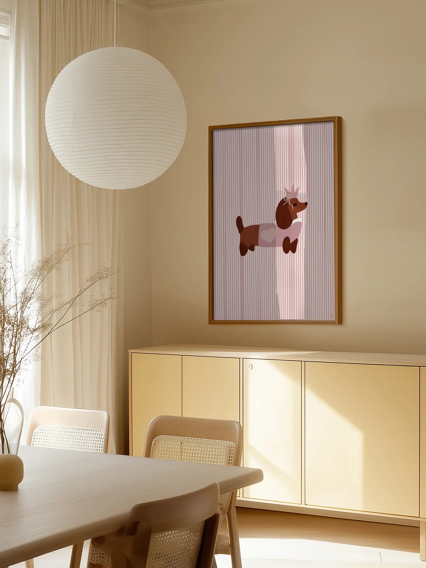 Dachshund Princess Poster