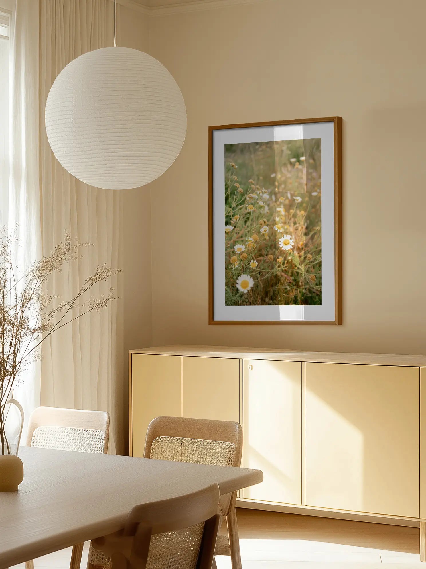 Daisy Field Close Up Poster