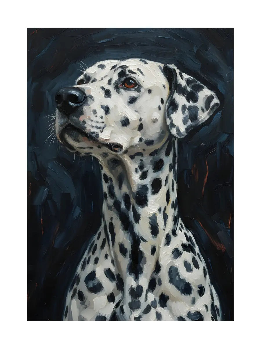 Dalmatian Portrait Poster