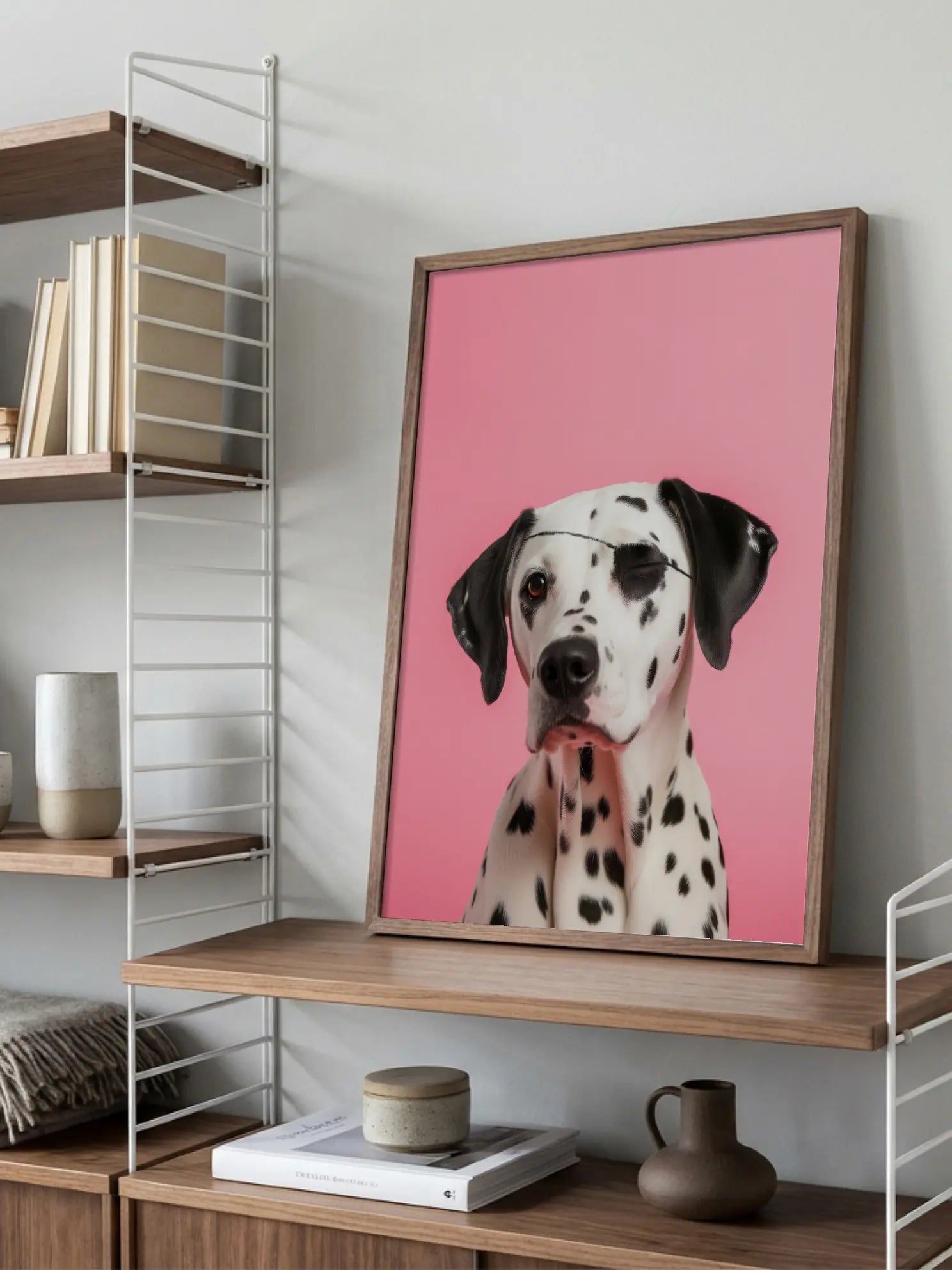 Dalmatian Wink Poster