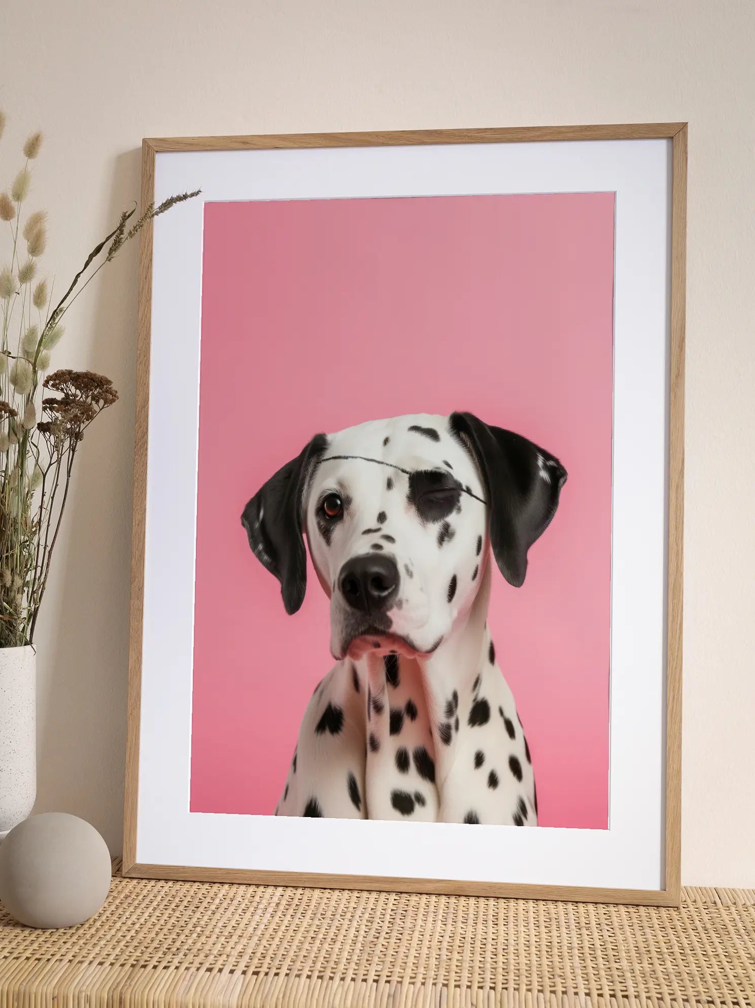 Dalmatian Wink Poster