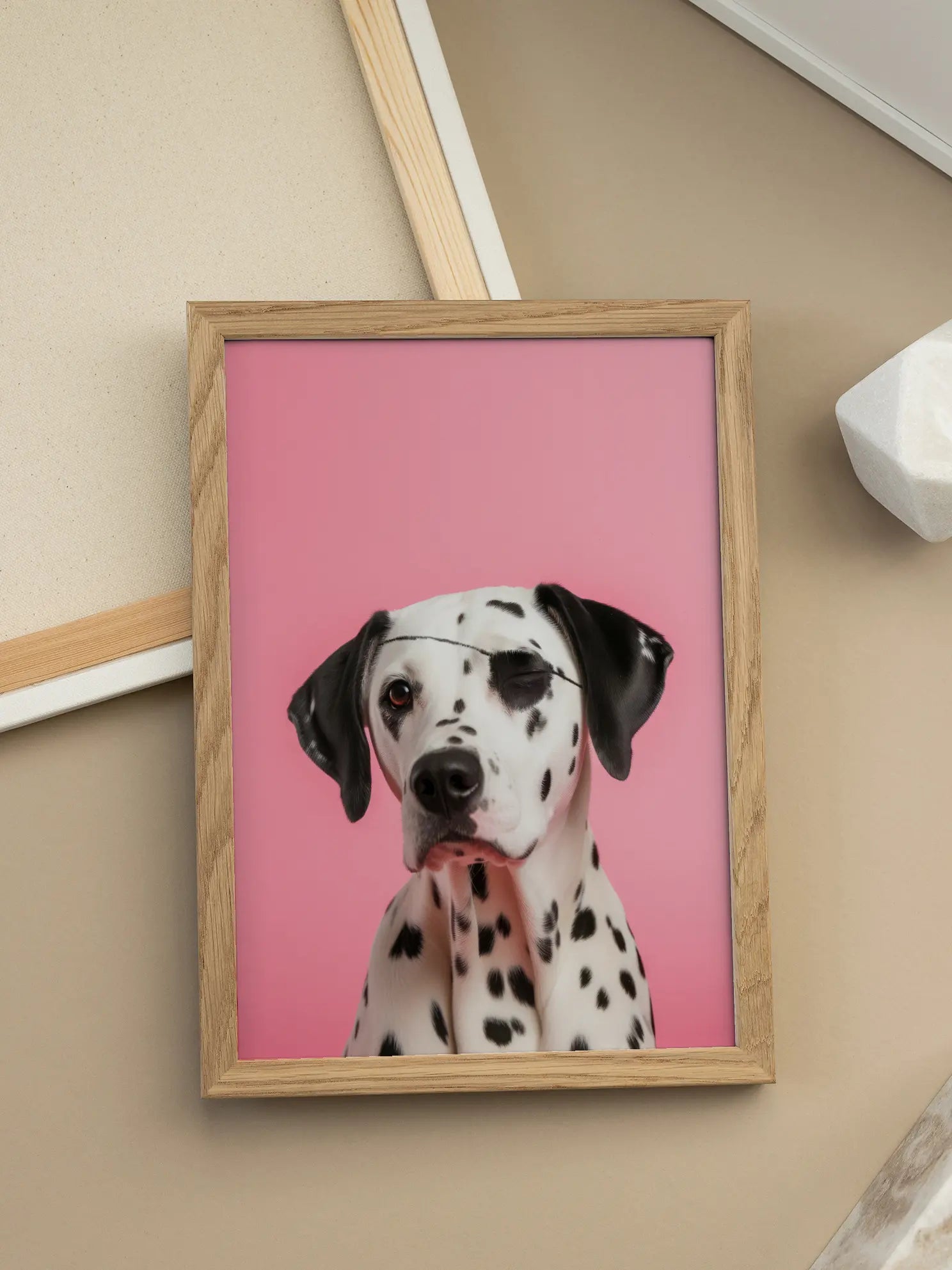Dalmatian Wink Poster