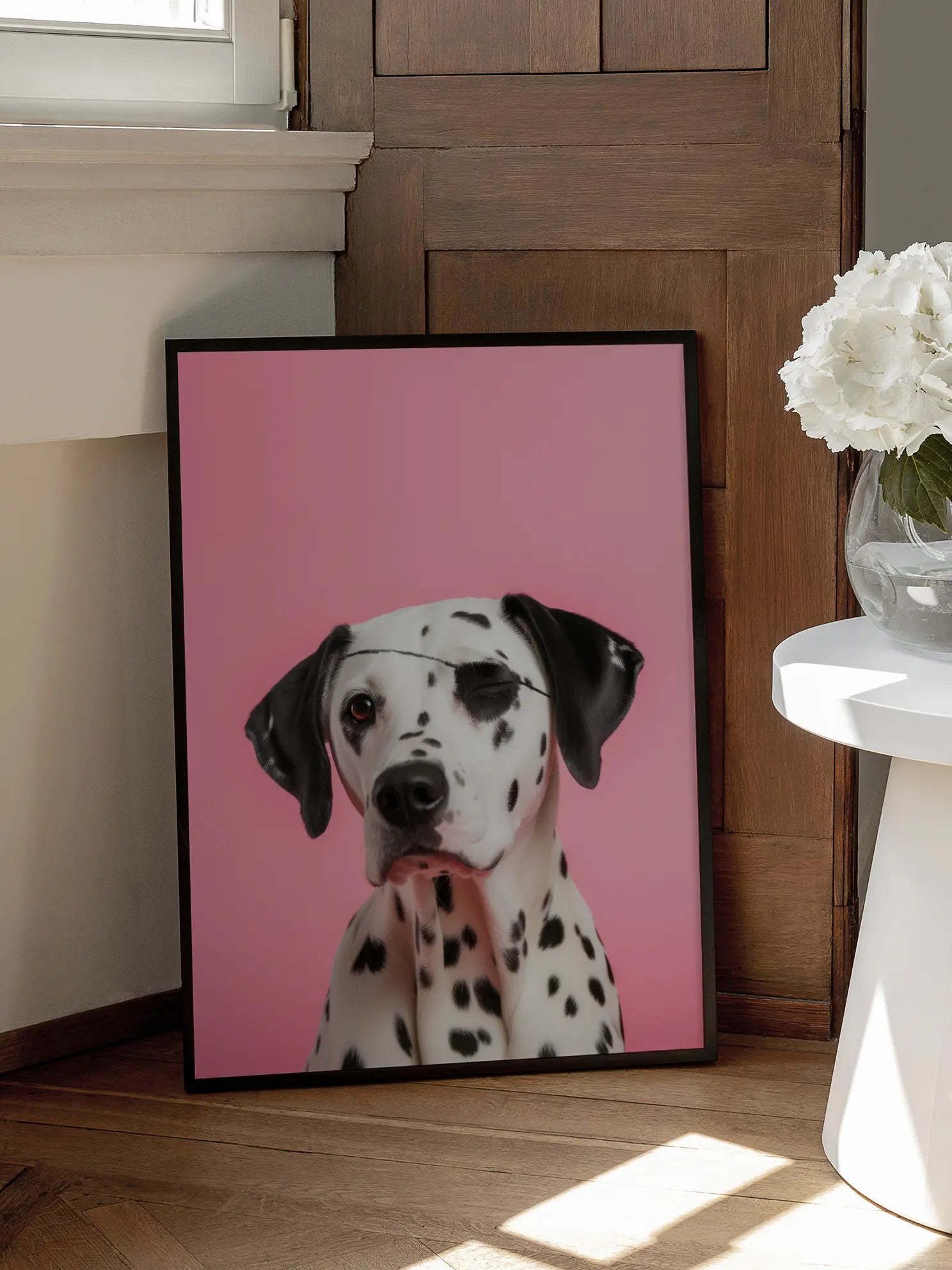 Dalmatian Wink Poster