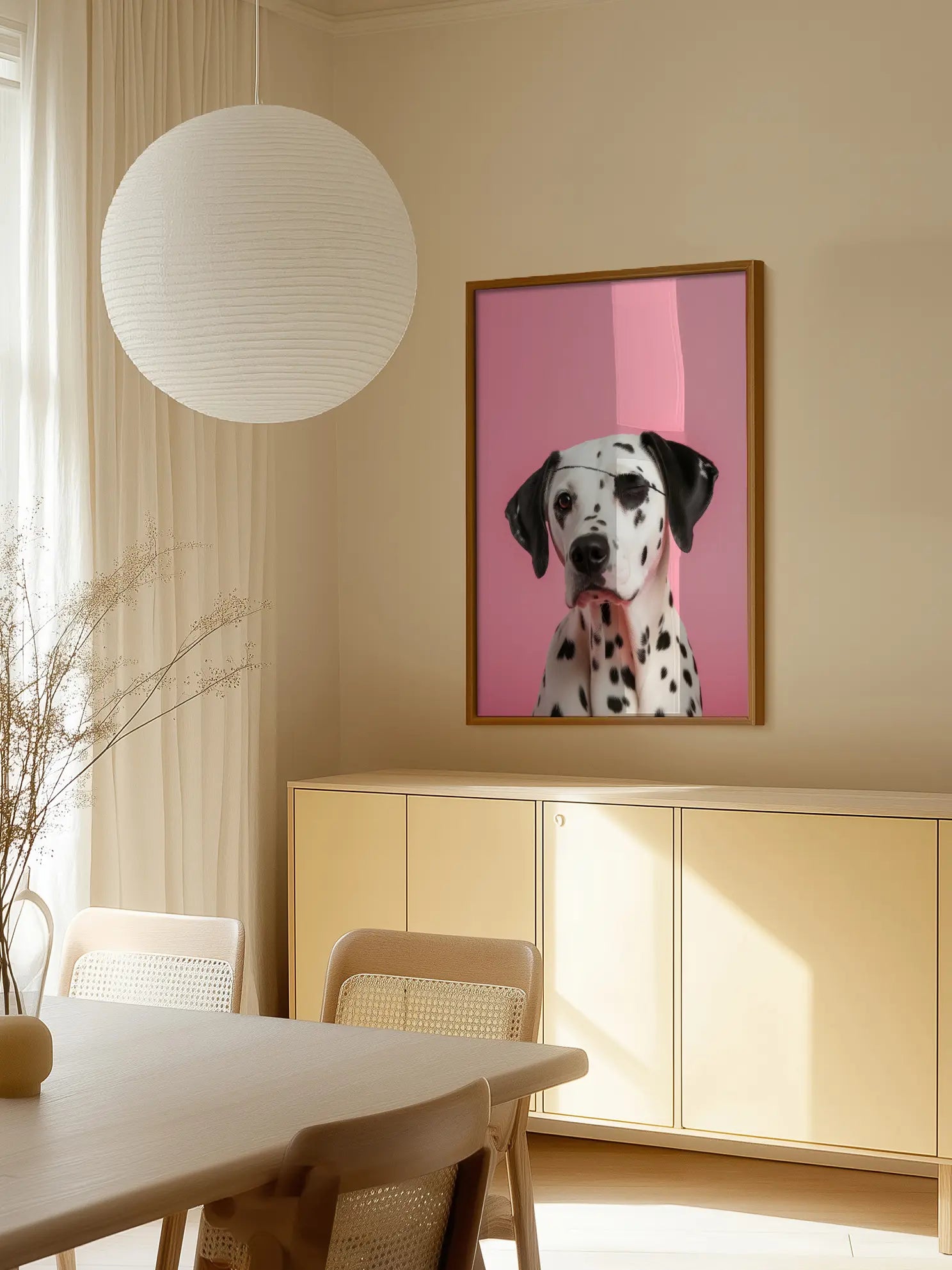 Dalmatian Wink Poster