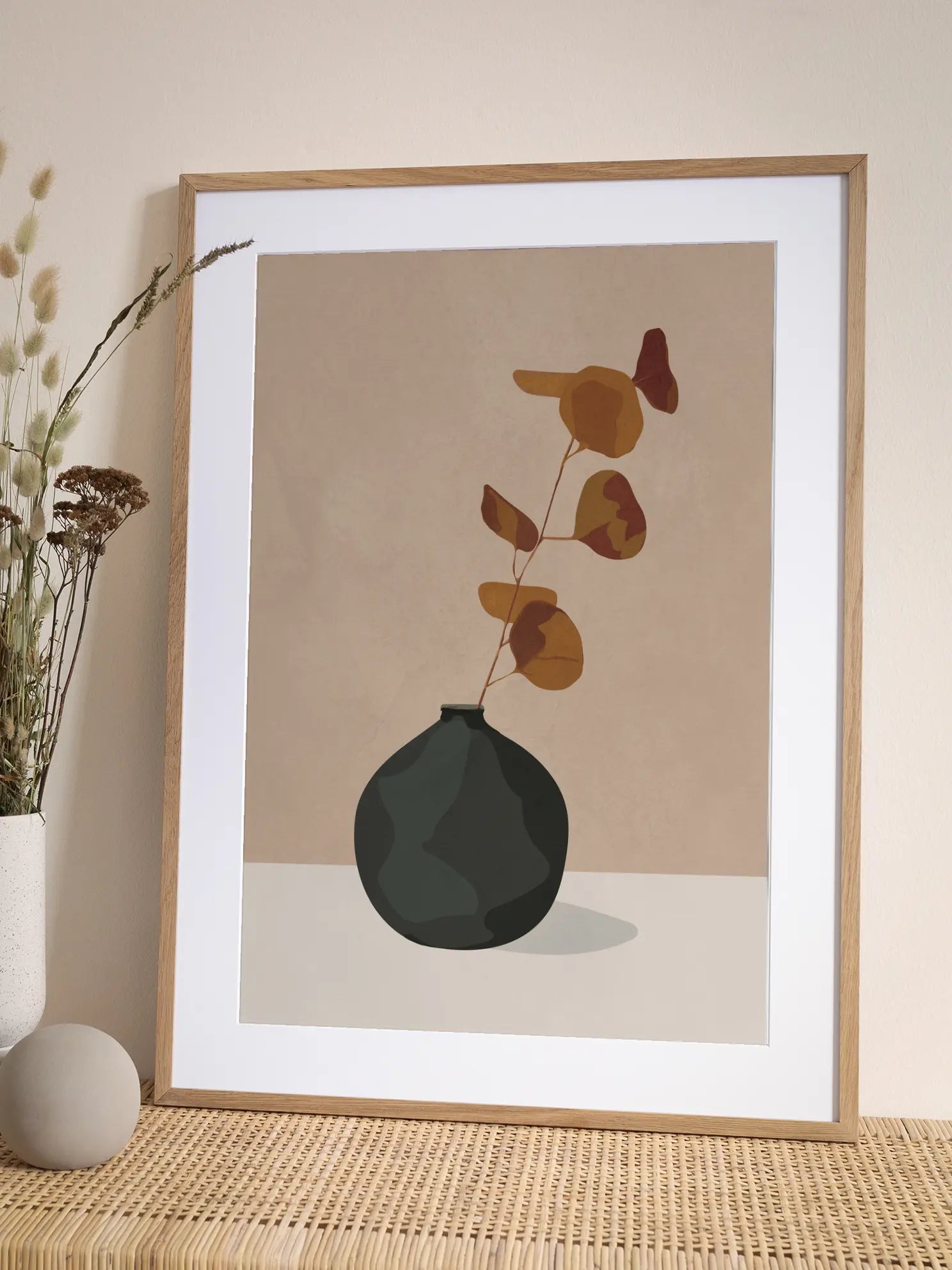 Dark Vase Poster