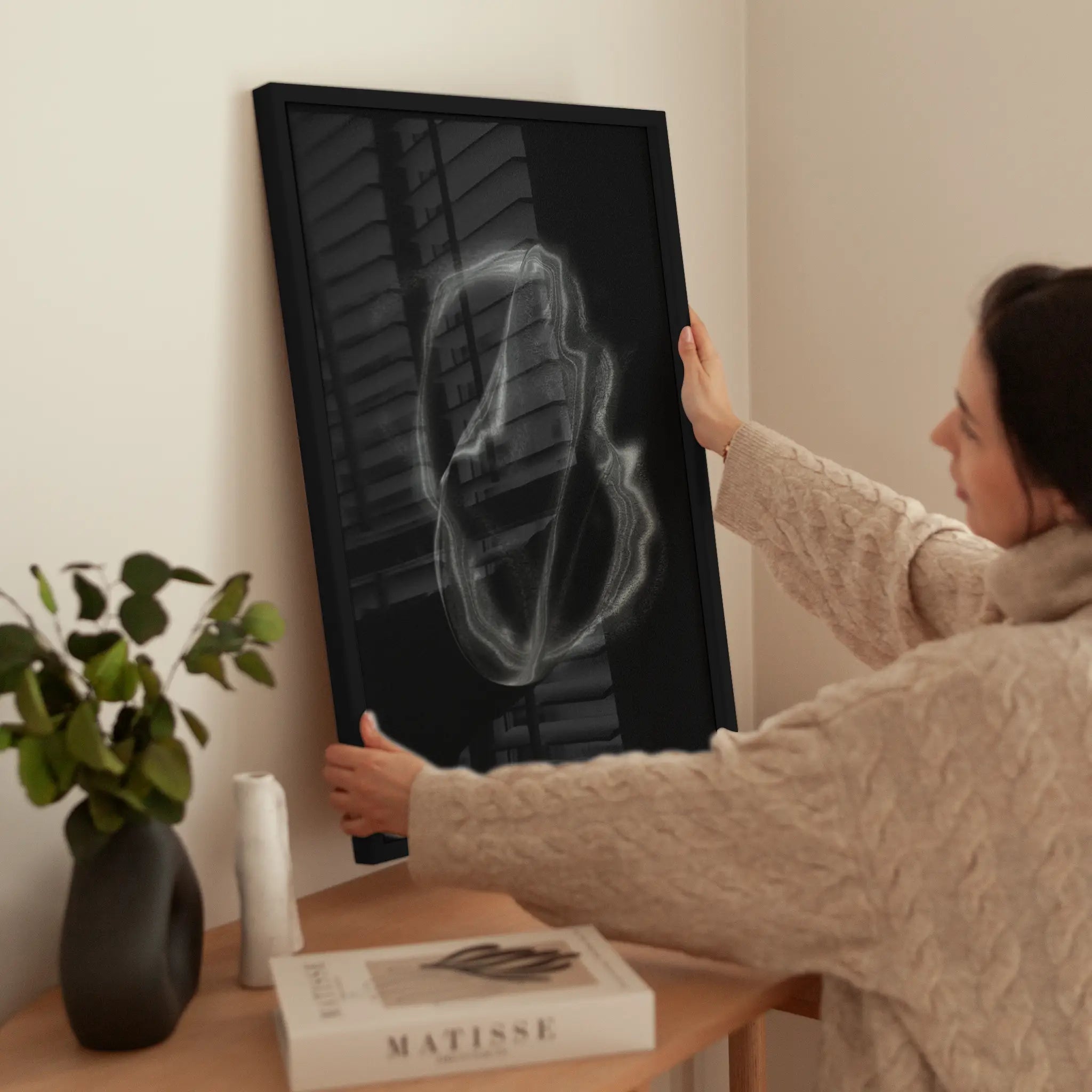 Data Points wird aufgehängt