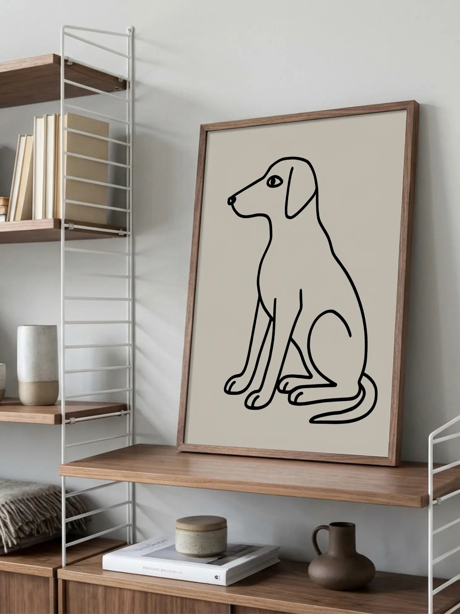 Dog Figure Poster