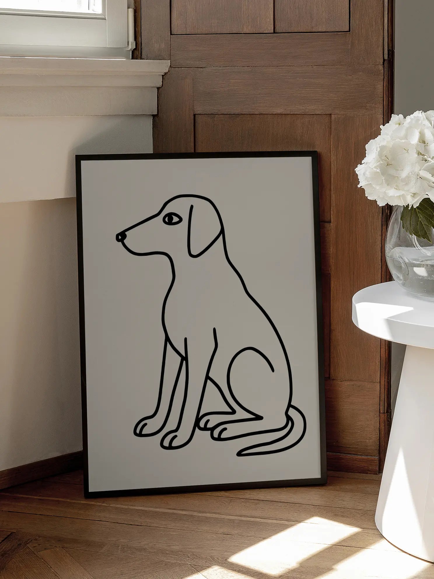 Dog Figure Poster