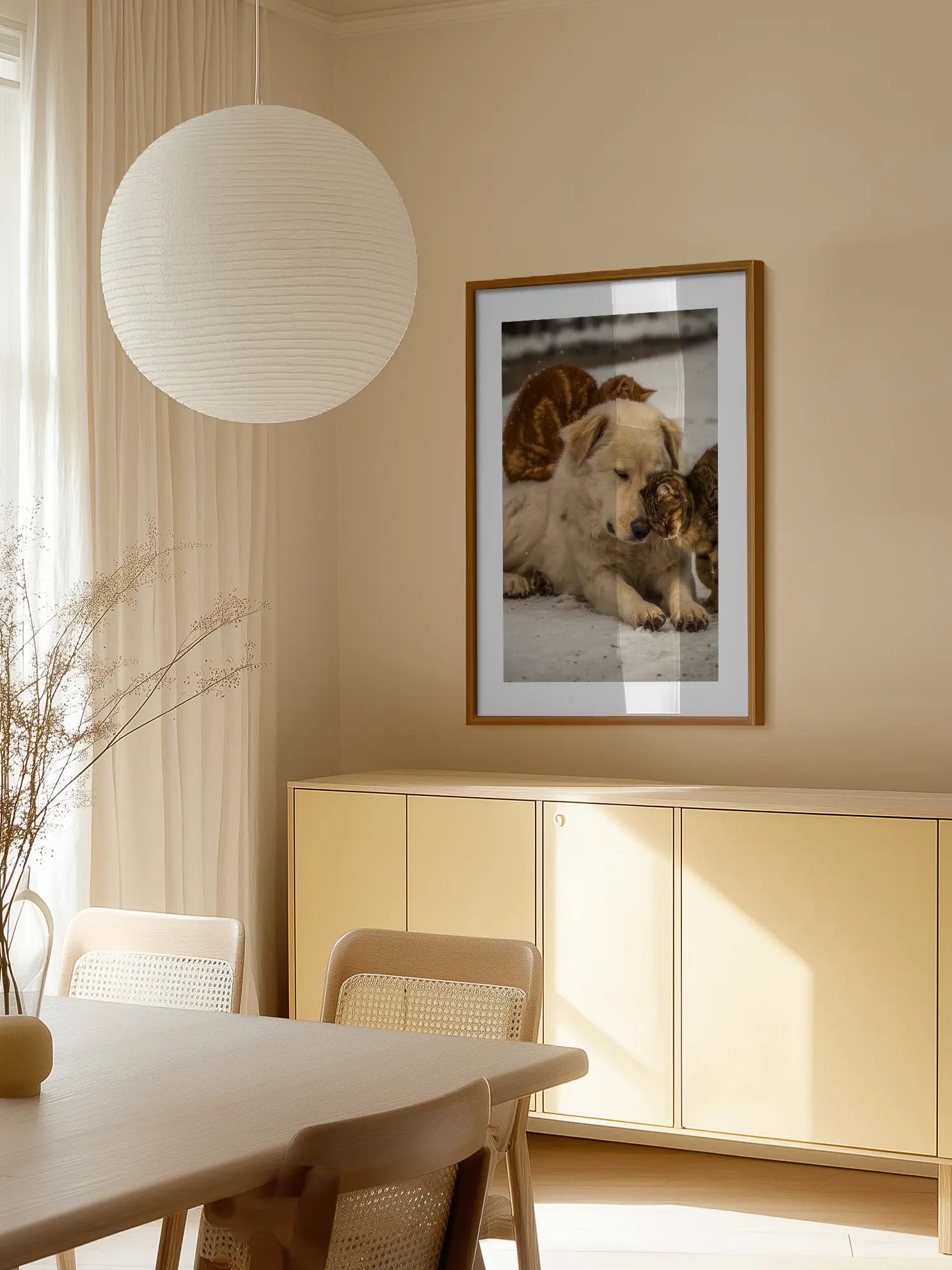 Dog and Cats Poster