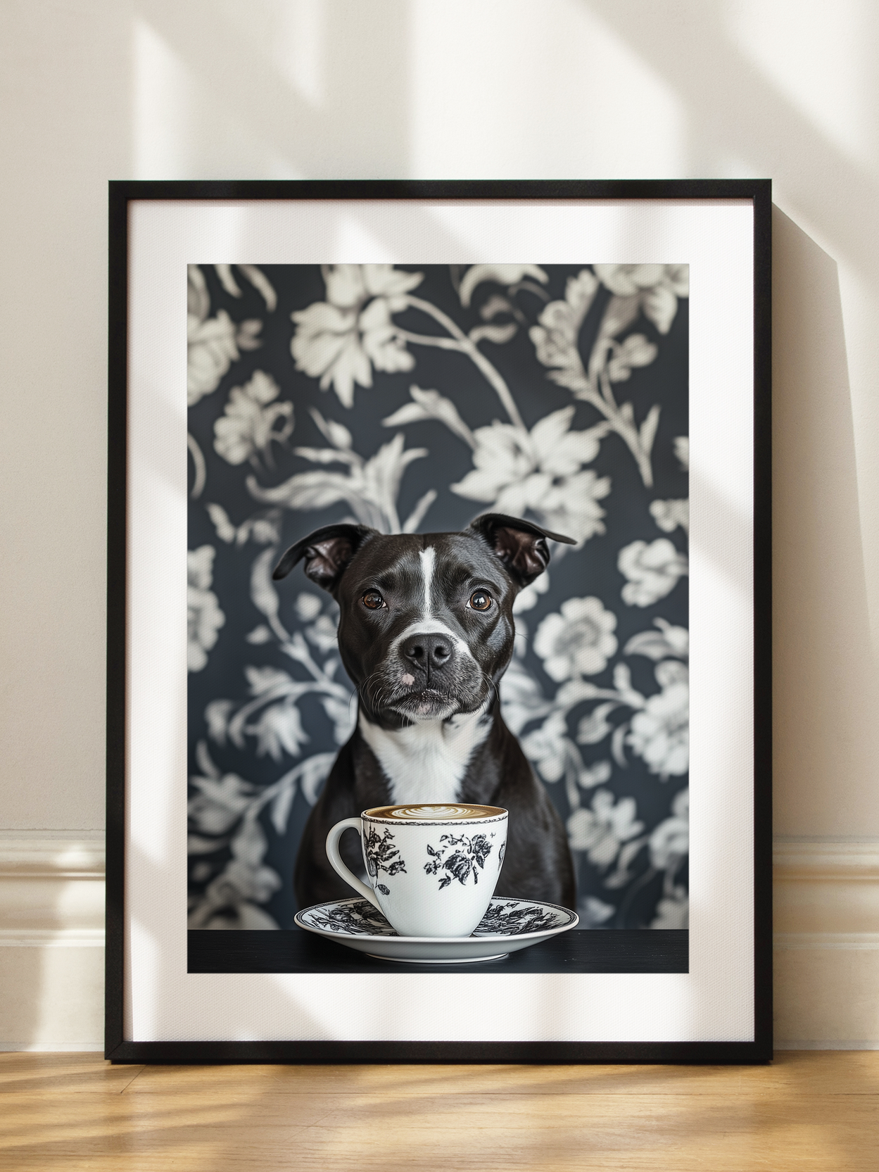 Dog and Coffee Poster