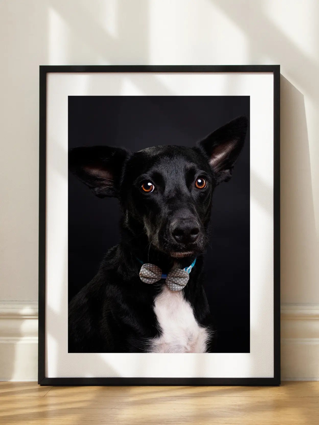 Dog with Bow Tie Poster