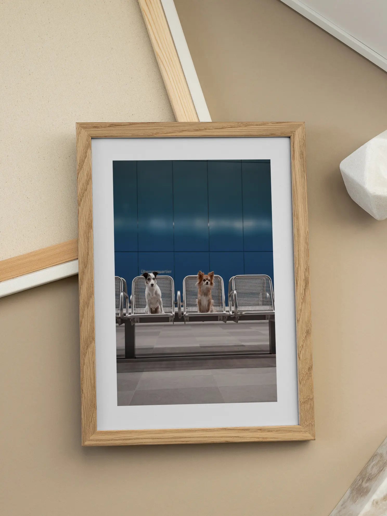 Dogs on Metro Poster