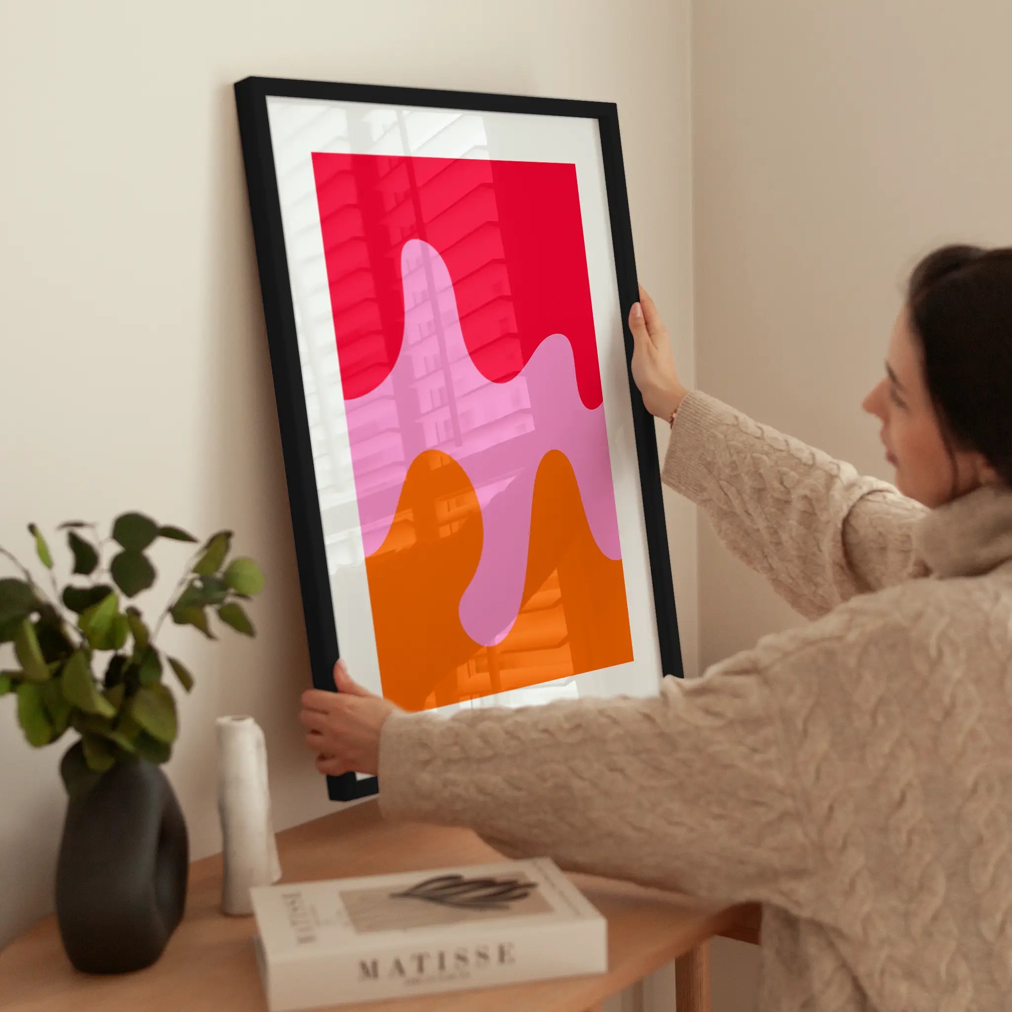 Dripping Colors wird aufgehängt