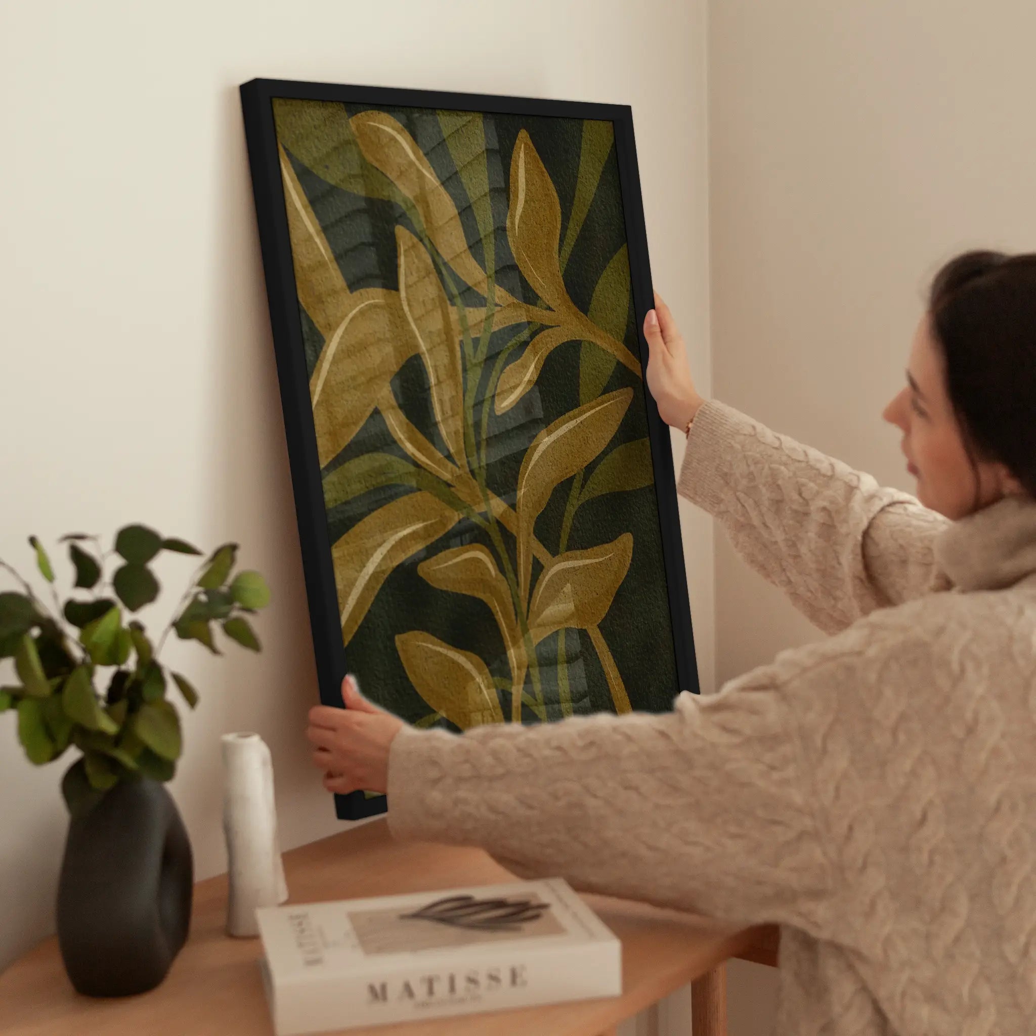 Earthen Foliage wird aufgehängt