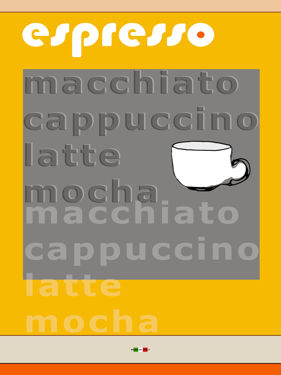 Espresso 3 Poster Poster