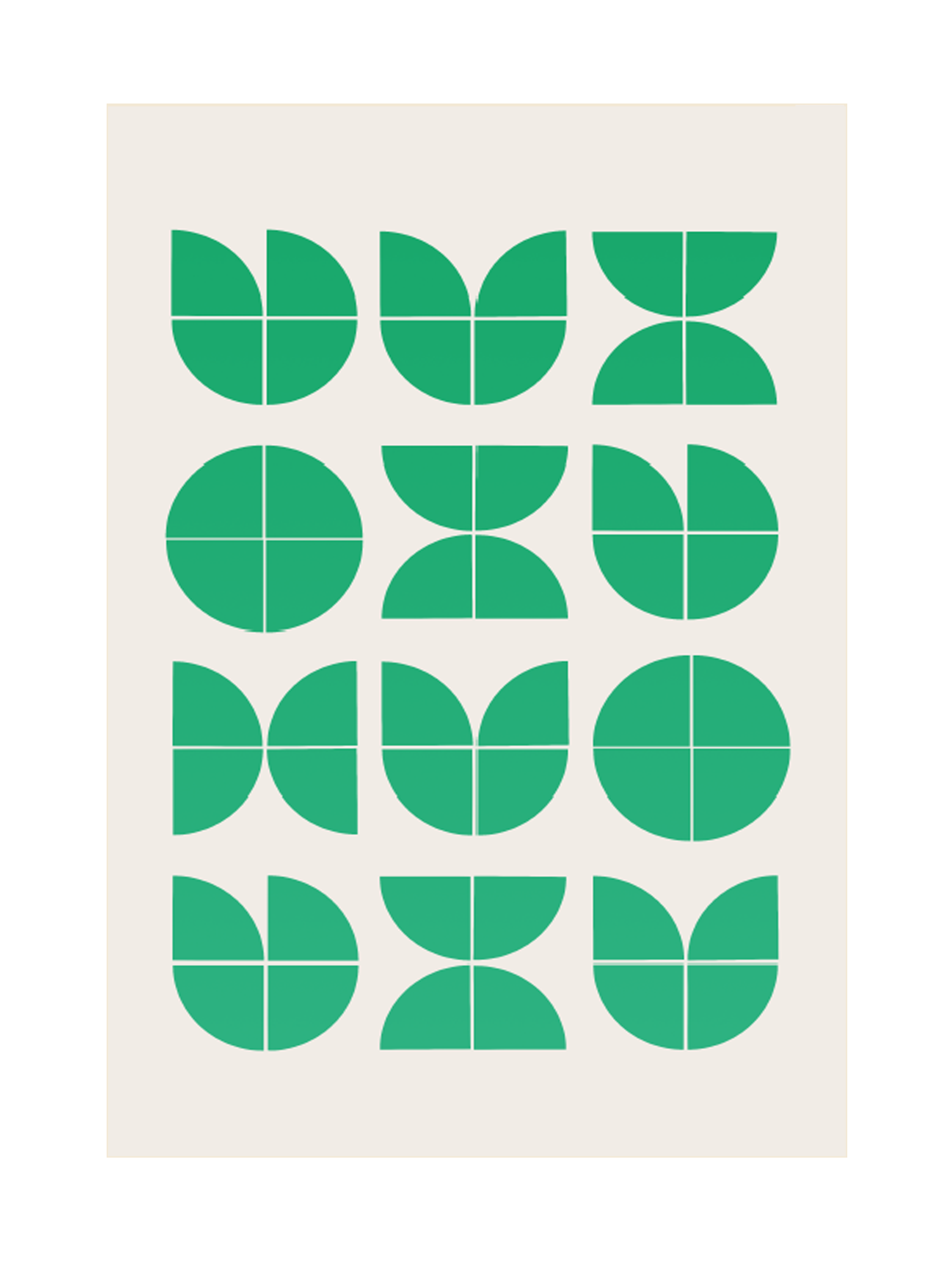 Leafy Grid — Bauhaus