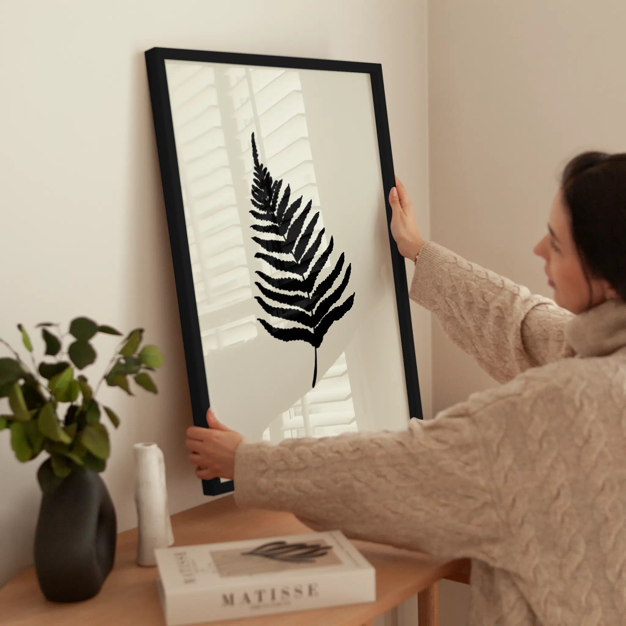 Fern Leaf wird aufgehängt