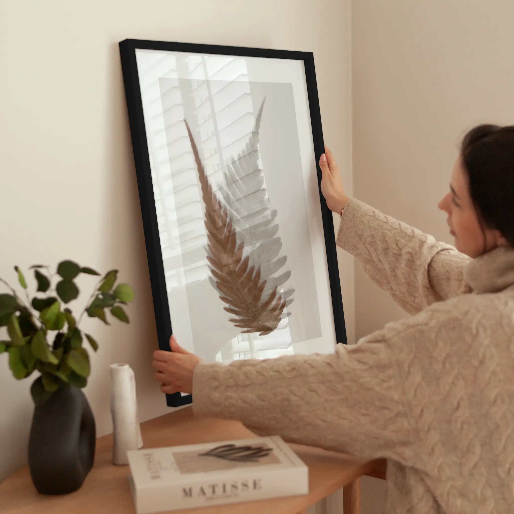 Ferns wird aufgehängt