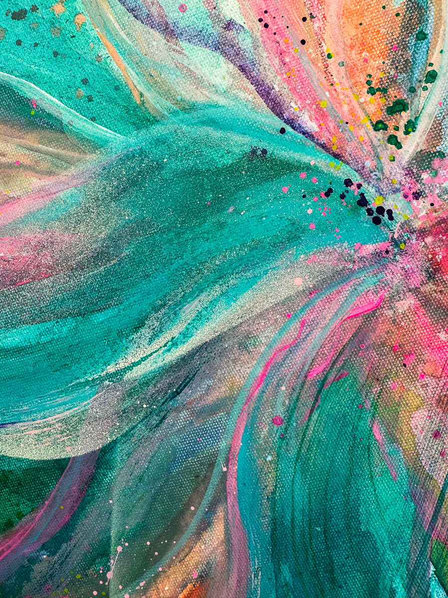 Floral Abstract Poster