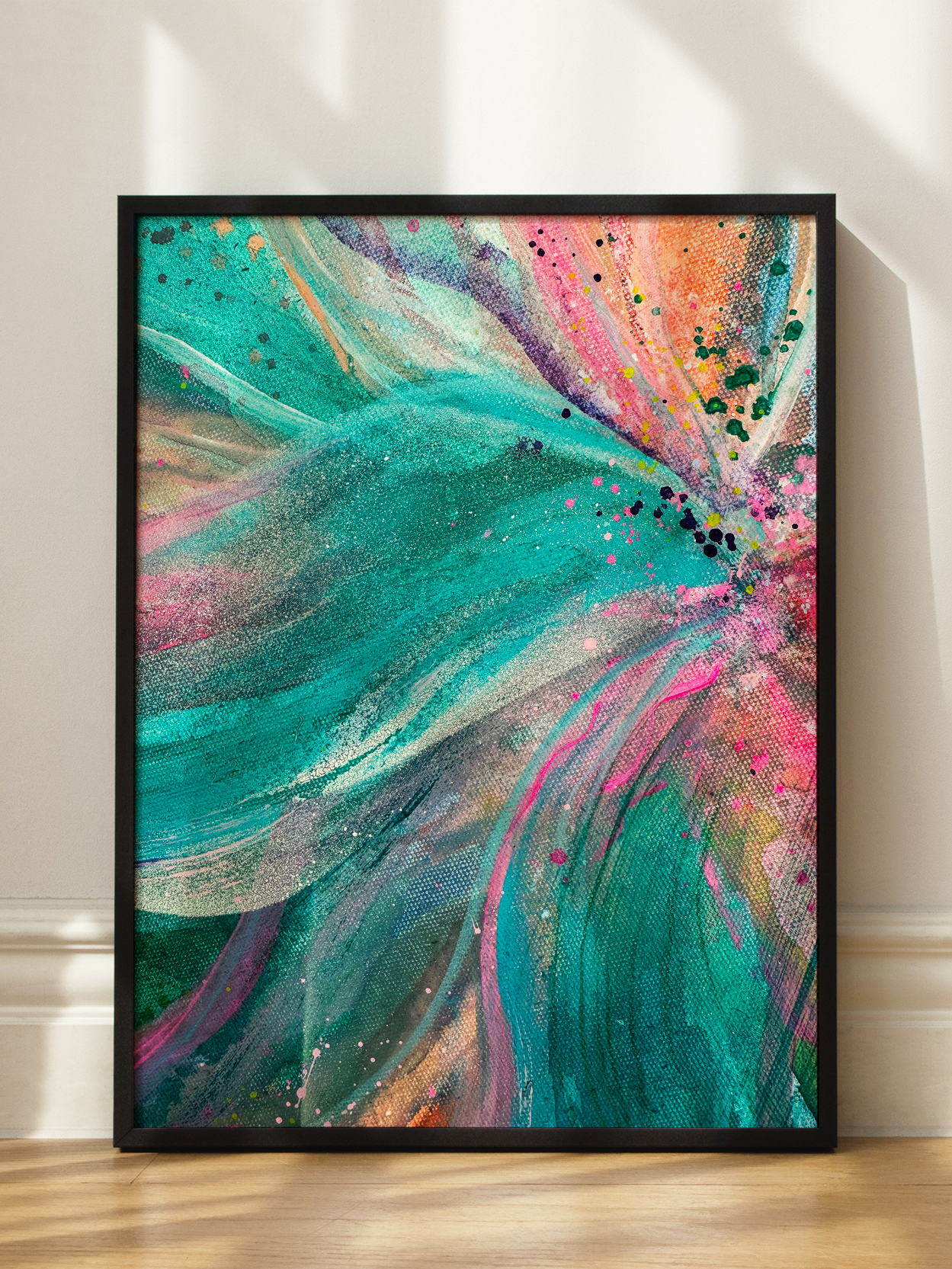 Floral Abstract Poster